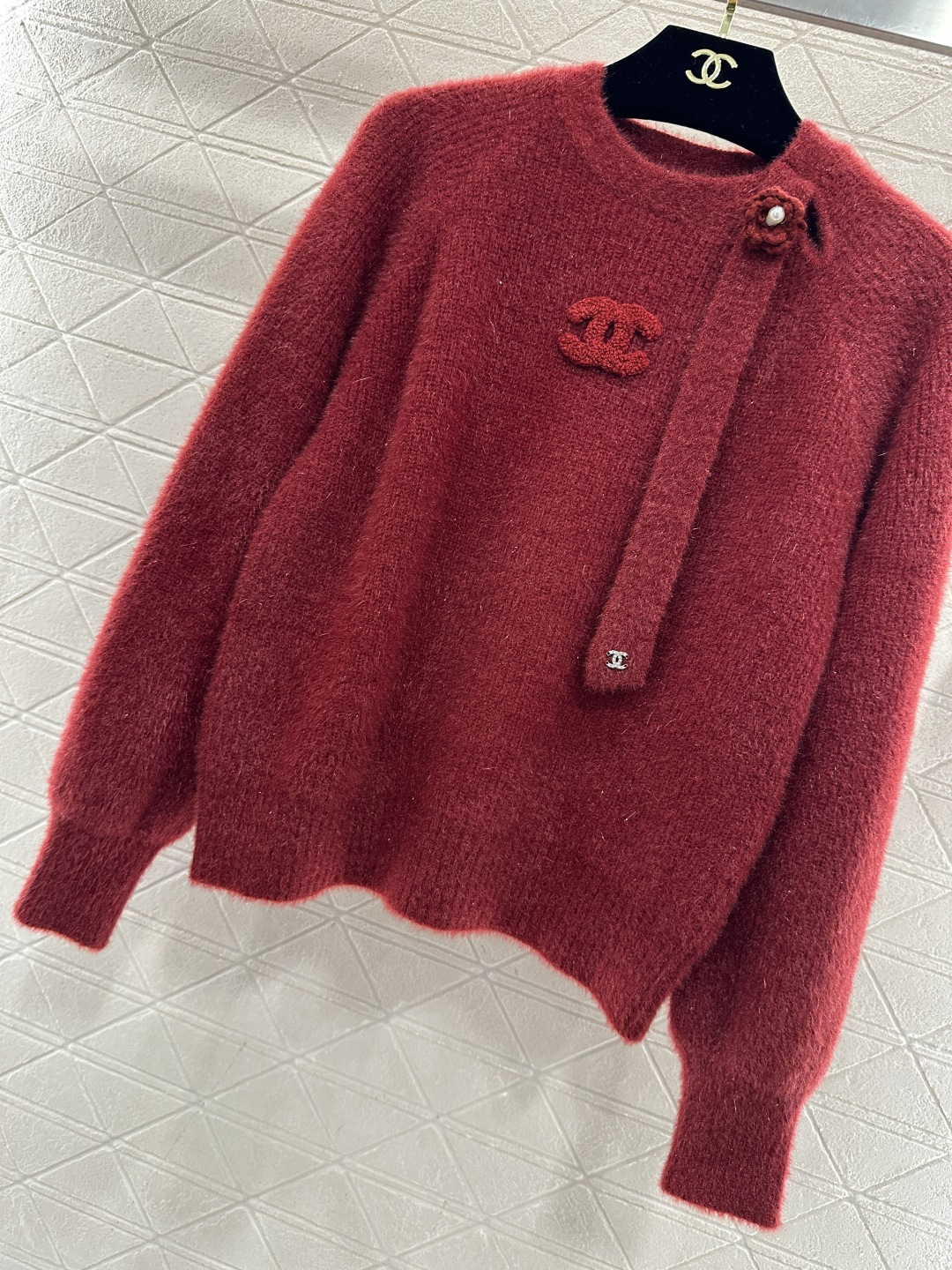 ♥Chane*♥2026新品上架 圆领针织套头毛衣定制YB羊毛纱线织造，质感细腻，穿搭舒适，圆领针织套头