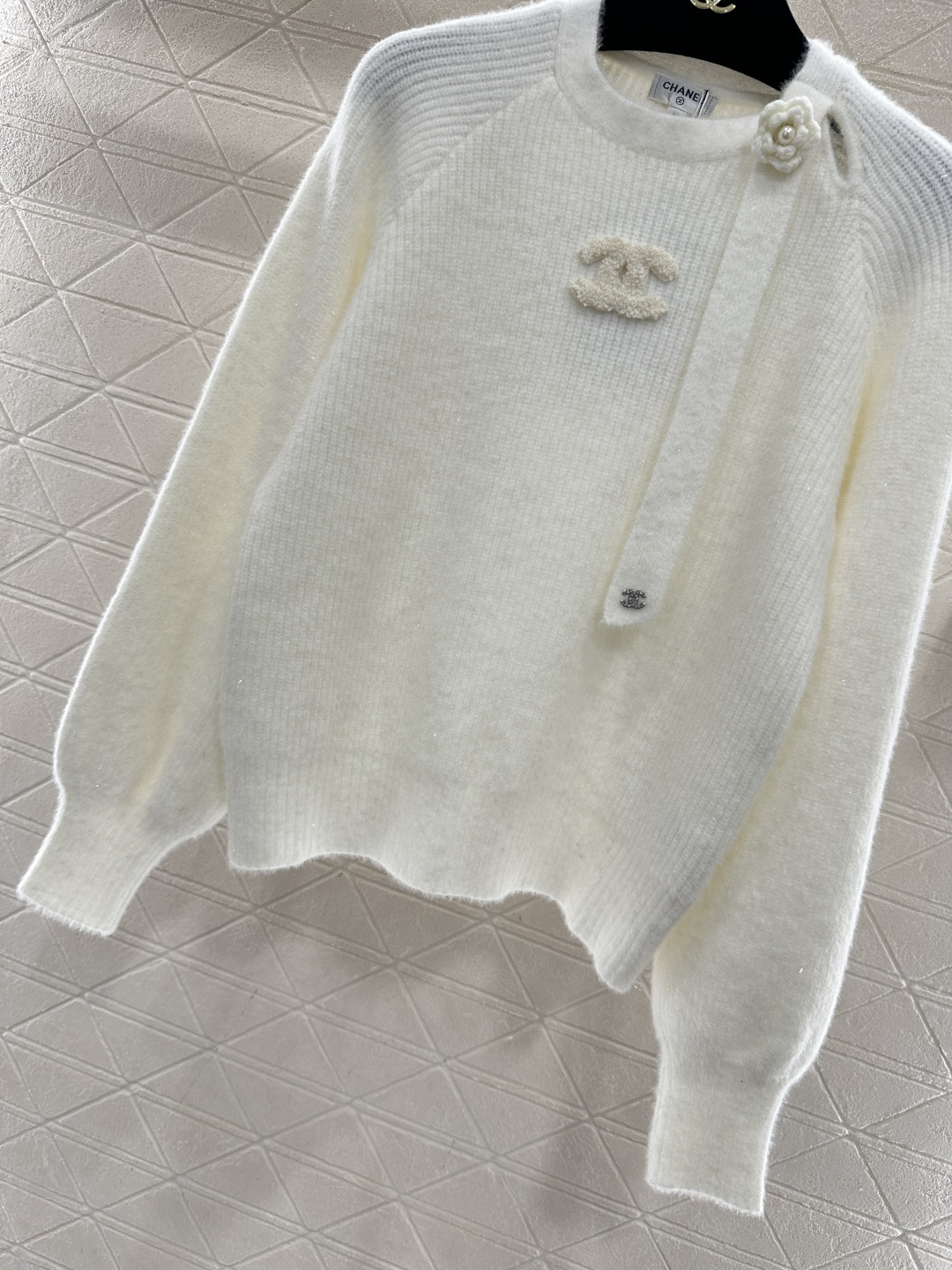 ♥Chane*♥2026新品上架 圆领针织套头毛衣定制YB羊毛纱线织造，质感细腻，穿搭舒适，圆领针织套头