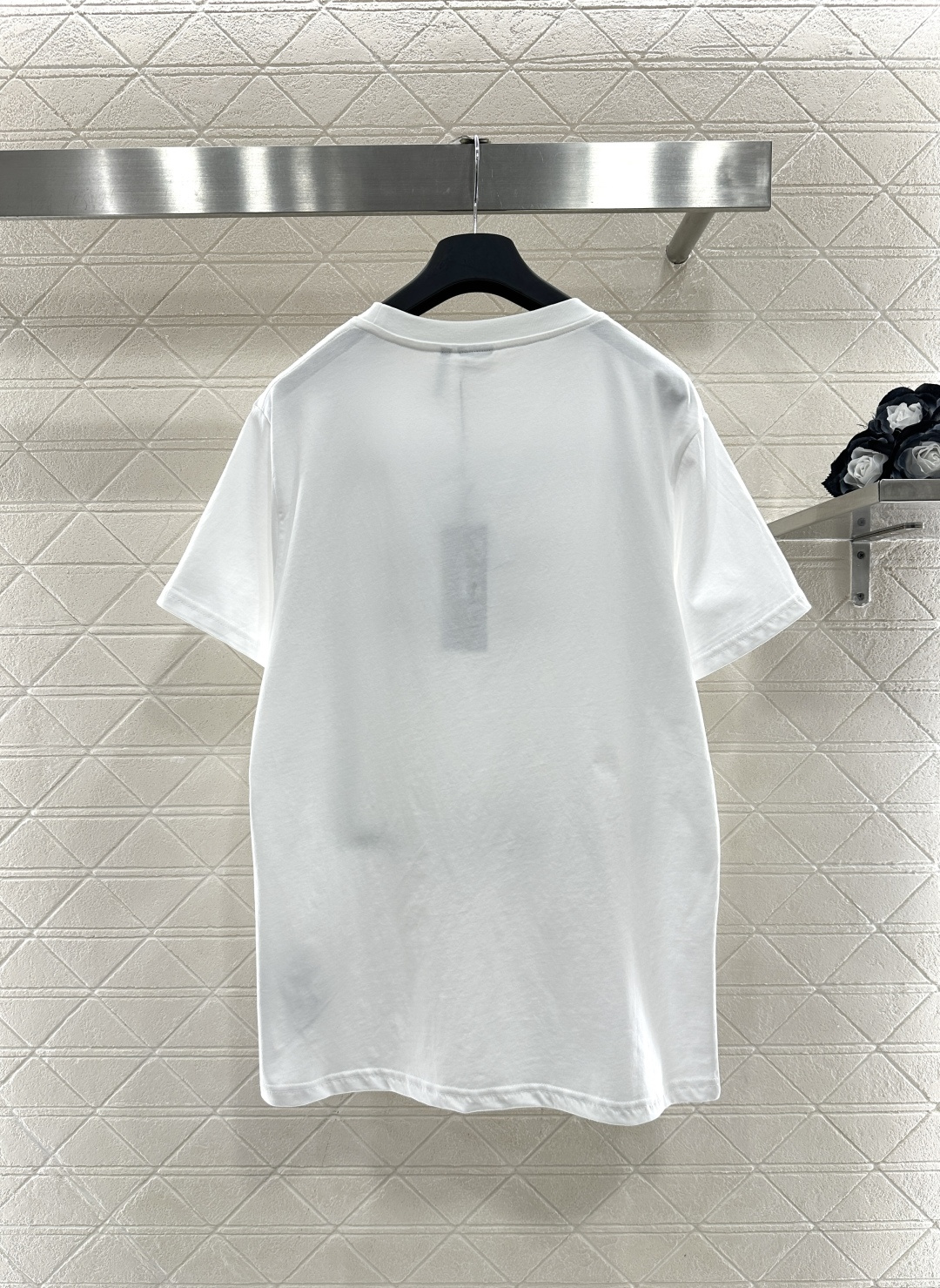 ♥Dio*♥2026新品上架 撞色方框圆领徽标𝑇𝑒𝑒定制YB原生全棉材质，柔软亲肤，舒适有型，宽松𝑇恤版