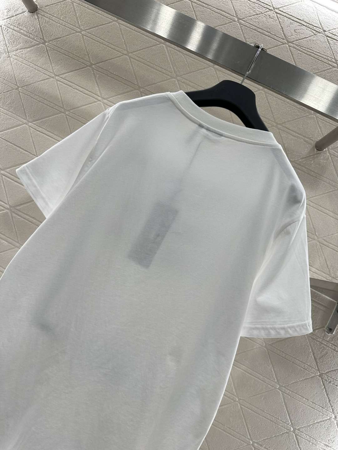 ♥Dio*♥2026新品上架 撞色方框圆领徽标𝑇𝑒𝑒定制YB原生全棉材质，柔软亲肤，舒适有型，宽松𝑇恤版