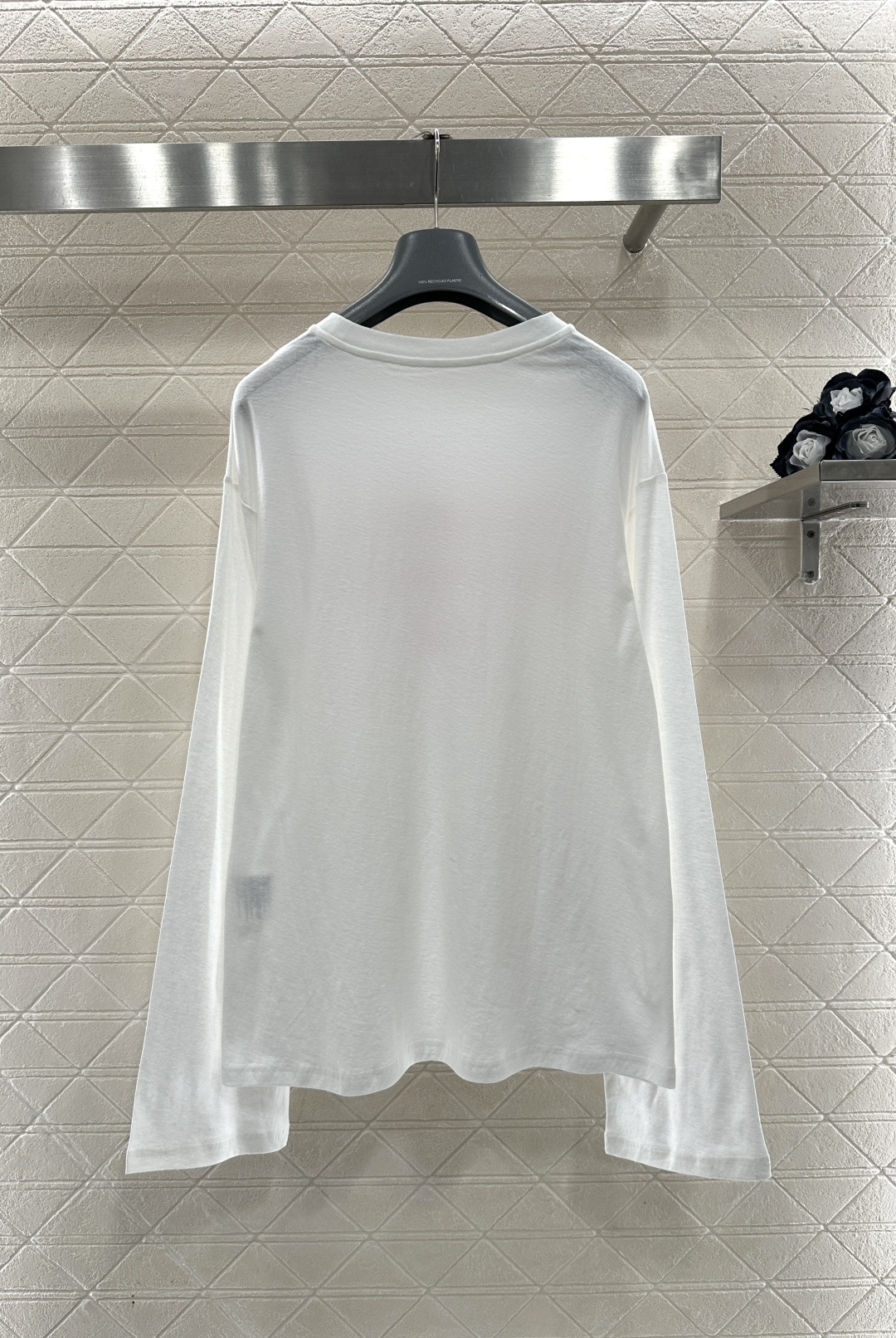 ♥Acne studio*♥2026新品上架 植绒徽标长袖上衣定制YB亚麻棉材质，透气舒适，质感十足，宽