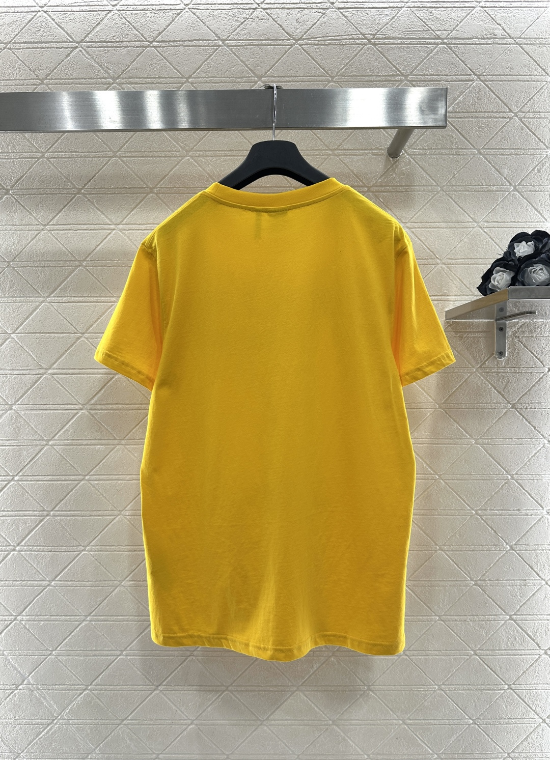 ♥Dio*♥2026新品上架 螺纹撞色圆领徽标𝑇𝑒𝑒定制YB原生全棉材质，柔软亲肤，舒适有型，宽松𝑇恤版