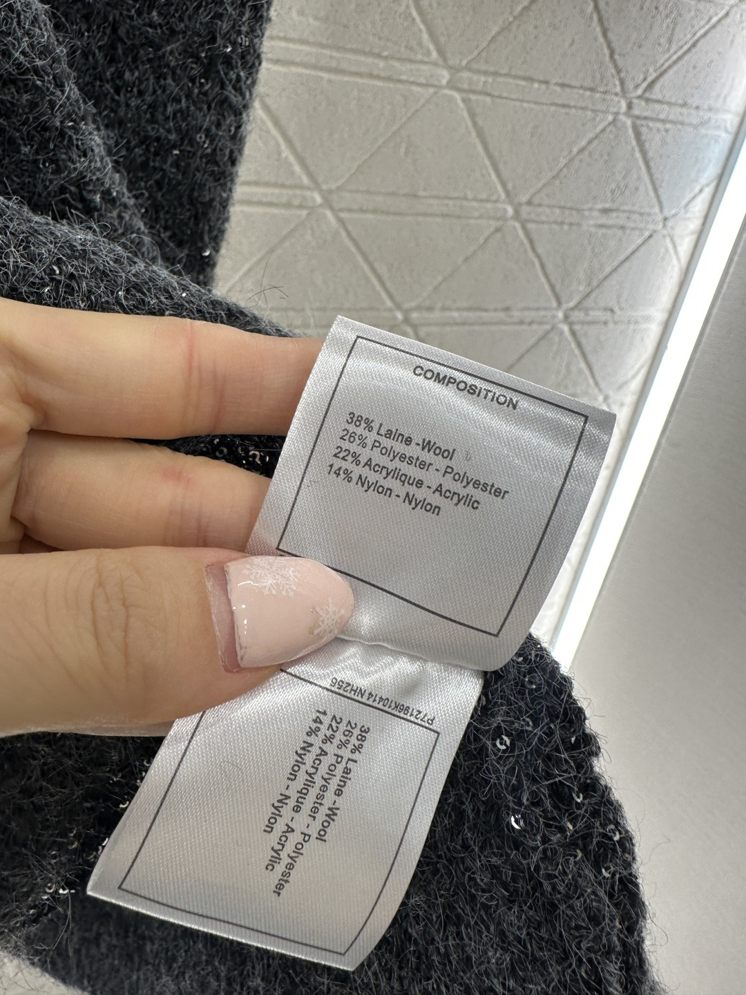 ♥Chane*♥2026新品上架 订珠亮片针织背心裙定制YB羊毛纱线织造，穿搭舒适，质感十足，针织背心裙