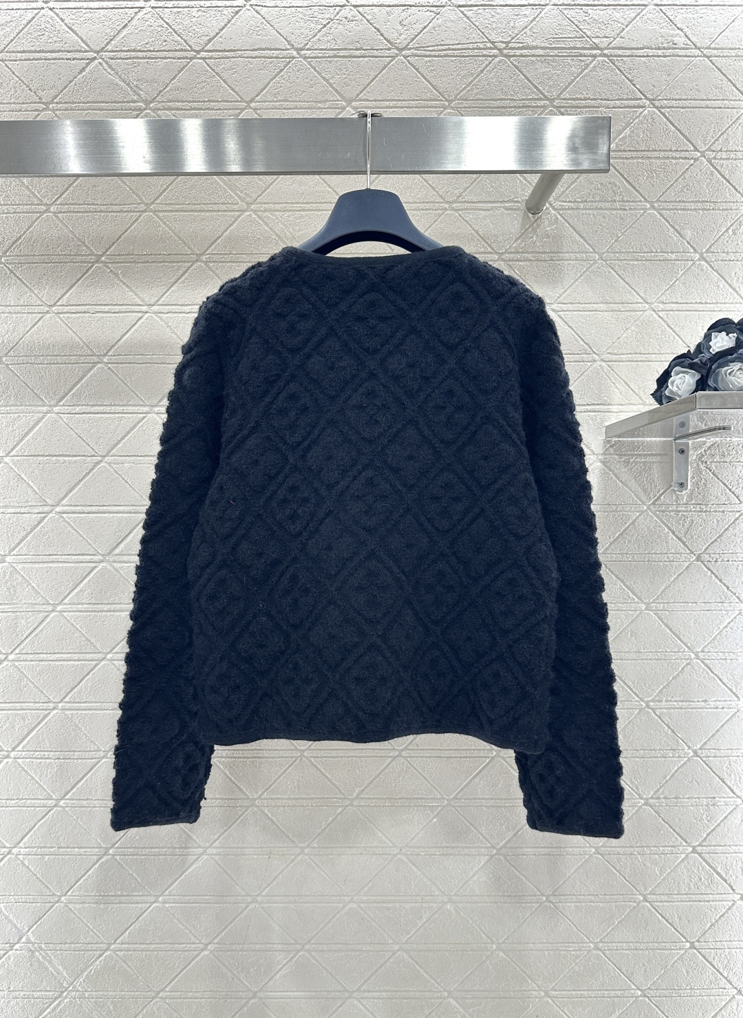 ♥Louis Vuitto*♥2026新品上架 提花针织开衫外套定制YB羊毛纱线织造，提花工艺处理，呈现