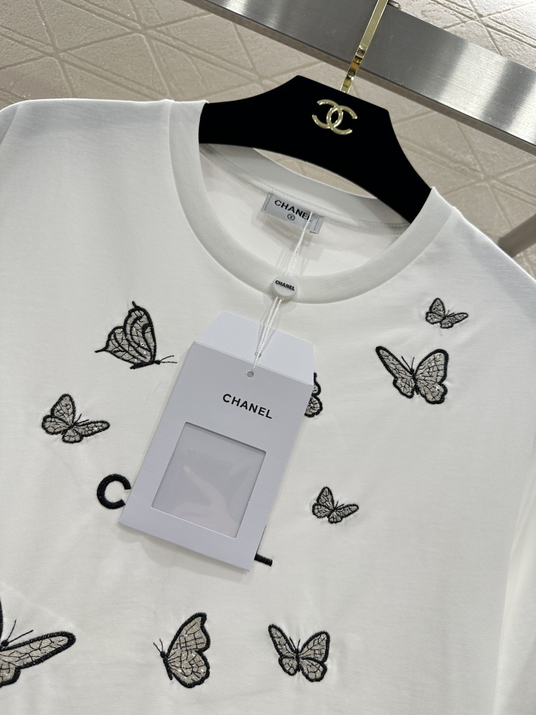 ♥Chane*♥2026新品上架 刺绣字母徽标𝑇𝑒𝑒定制YB丝光全棉材质，透气舒适，质感十足，常规短袖T