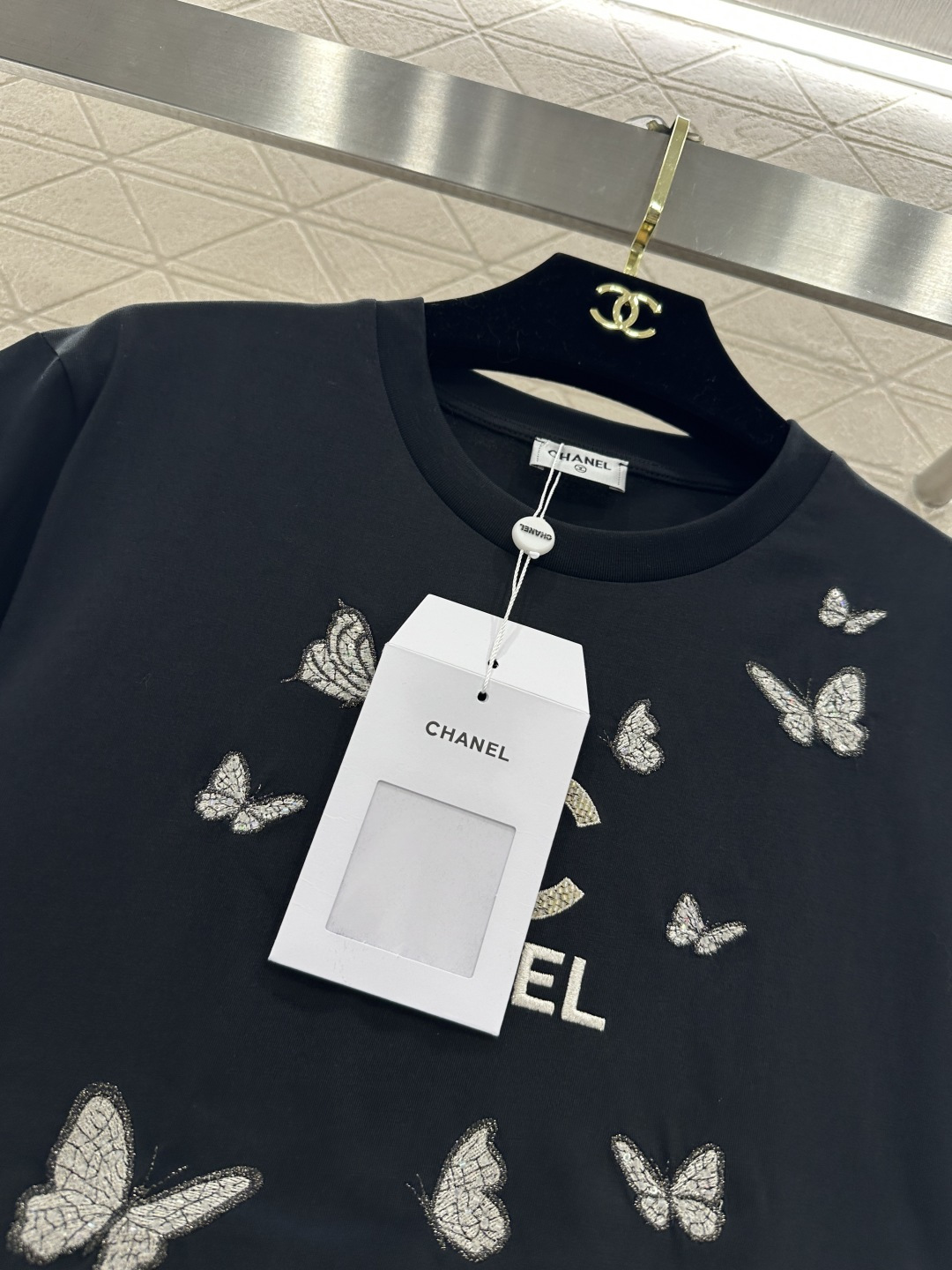 ♥Chane*♥2026新品上架 刺绣字母徽标𝑇𝑒𝑒定制YB丝光全棉材质，透气舒适，质感十足，常规短袖T