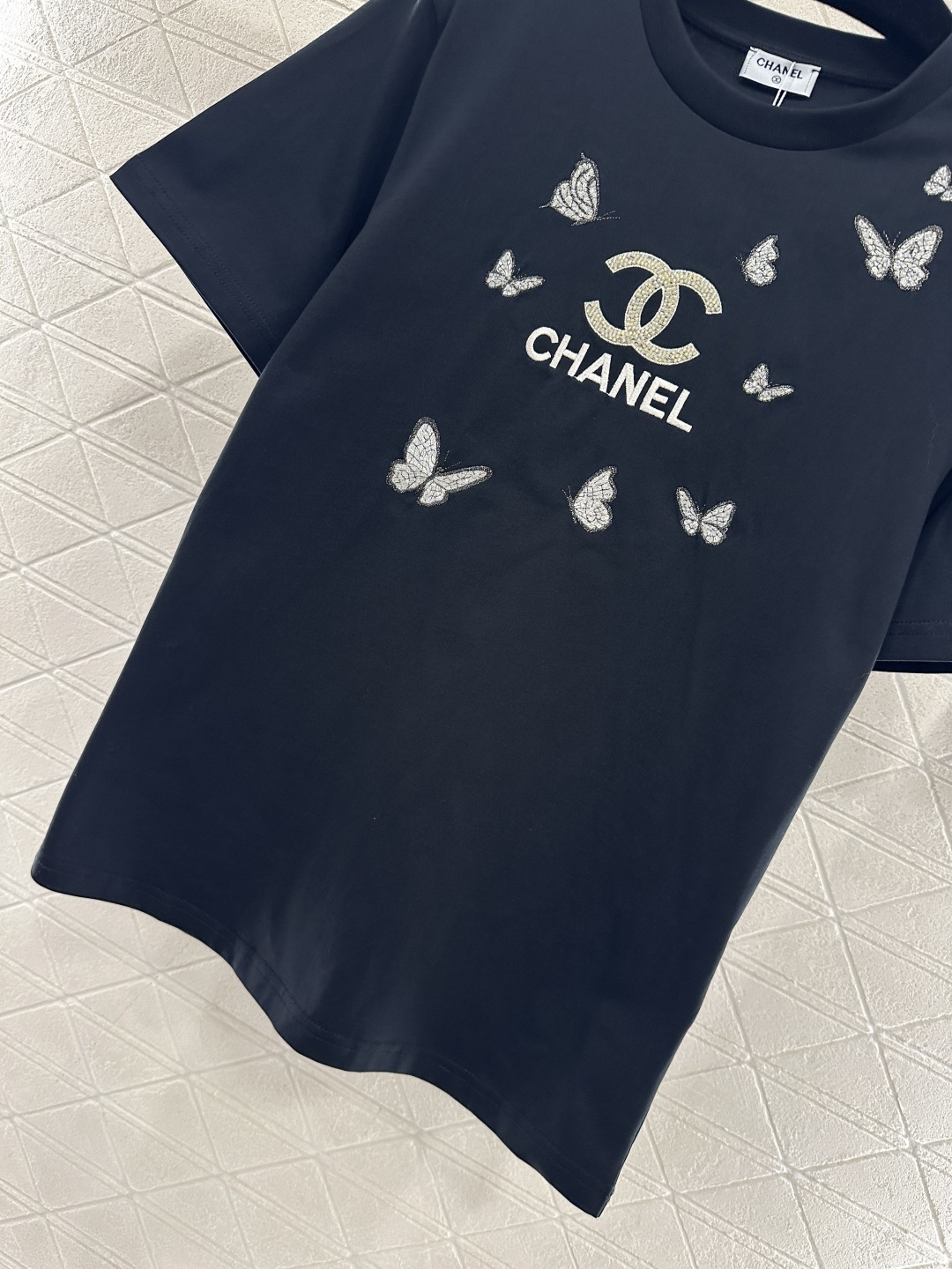 ♥Chane*♥2026新品上架 刺绣字母徽标𝑇𝑒𝑒定制YB丝光全棉材质，透气舒适，质感十足，常规短袖T