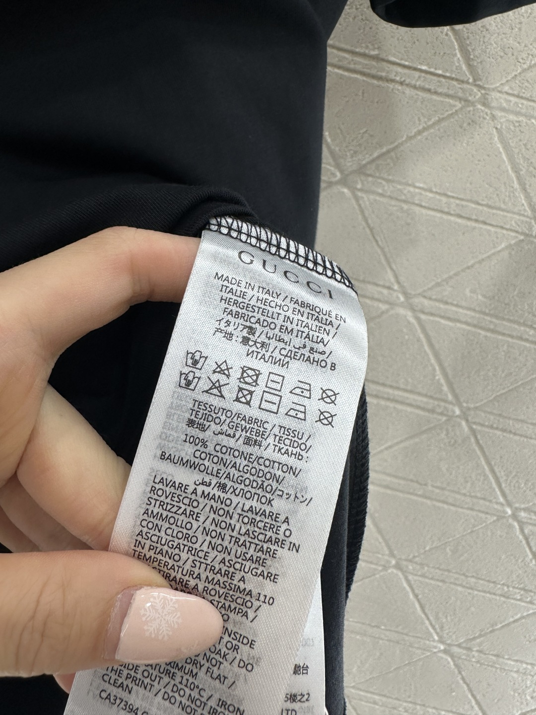 ♥Gucc*♥2026新品上架 印花字母徽标𝑇𝑒𝑒定制YB丝光全棉材质，透气舒适，质感十足，常规短袖T恤