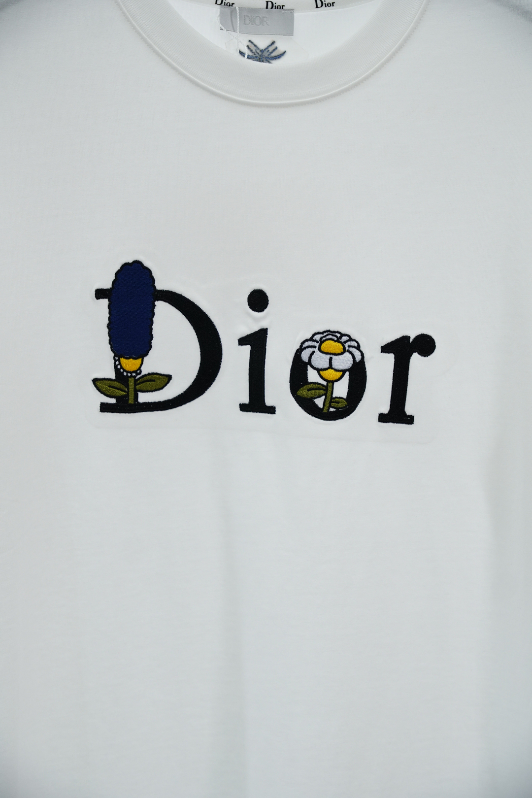 
Dior 迪奥
2025ss夏季新款 H家男士 圆领T恤短袖
胸前印花家图案 采用进口数码直喷，图案栩