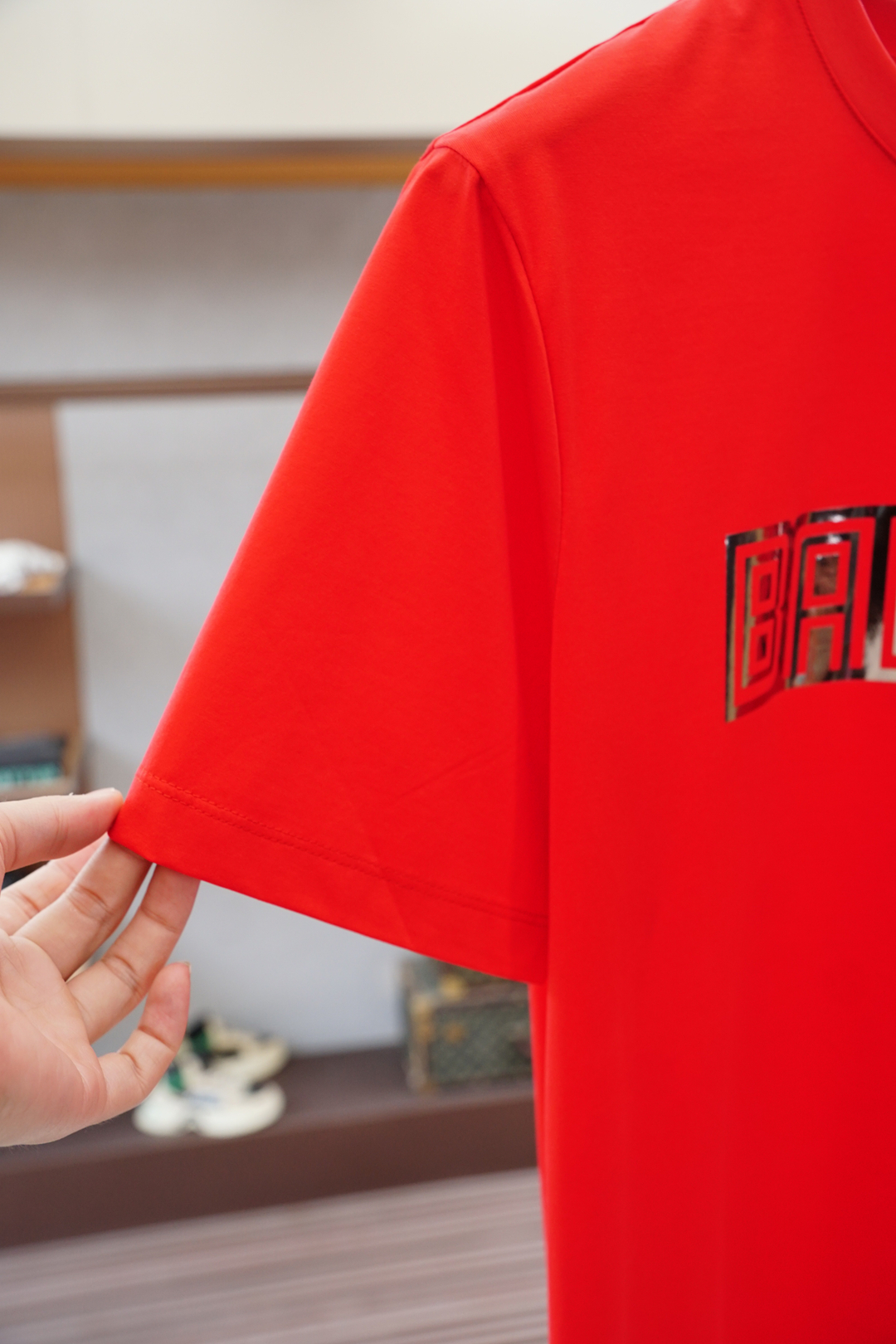 Balman 2025 Spring/Summer Collection: Customized Cotton T-shirts with Digital Logo, Sizes M-5XL - 图片 8