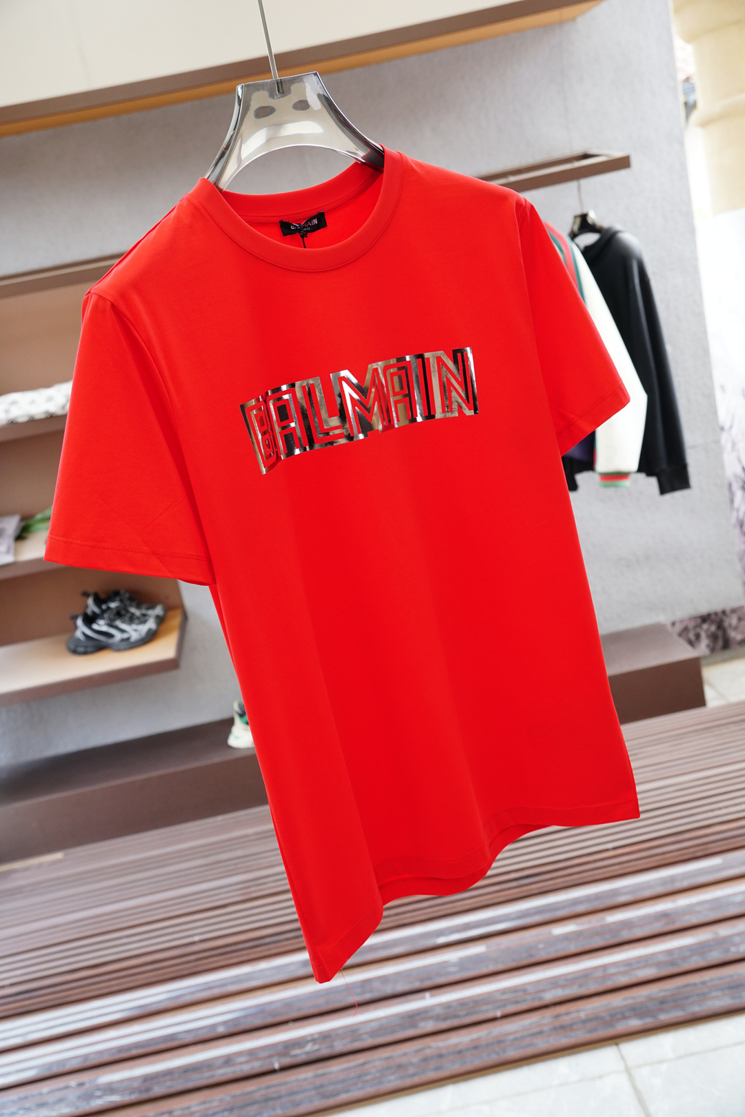 Balman 2025 Spring/Summer Collection: Customized Cotton T-shirts with Digital Logo, Sizes M-5XL - 图片 9