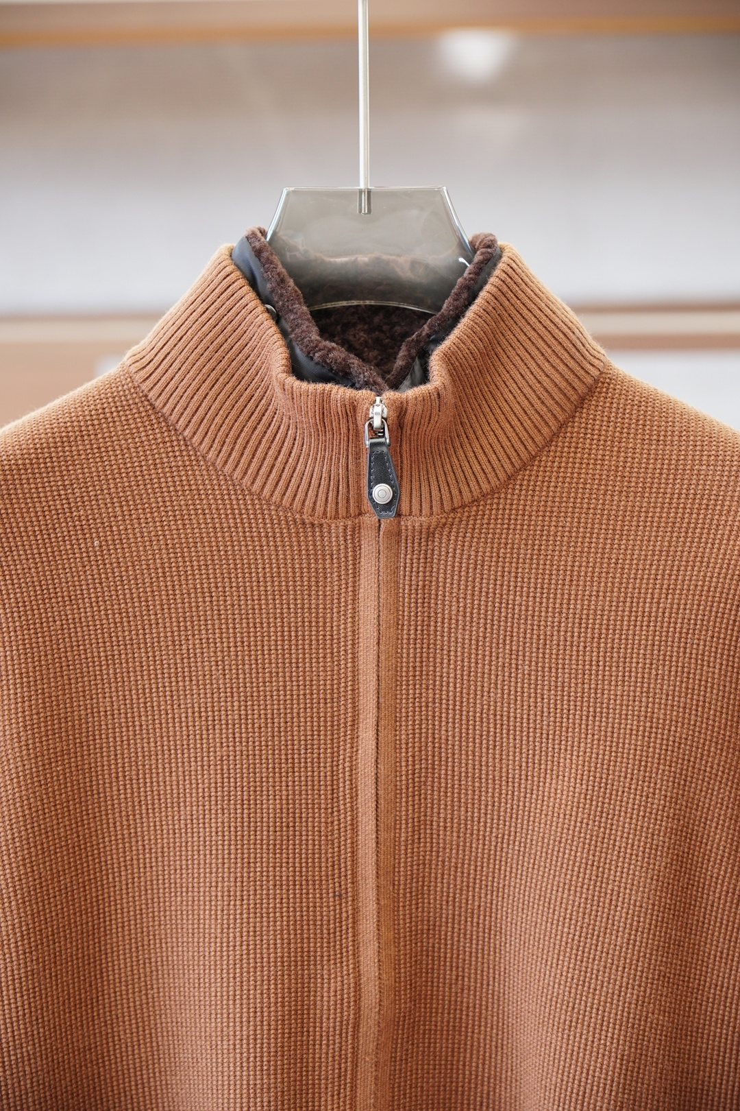 lP🆕/拉链小高领针织毛衣外套/精选优质美利奴羊毛，轻盈蓬松却比普通羊毛更保暖，室内外自由切换，告别臃肿
