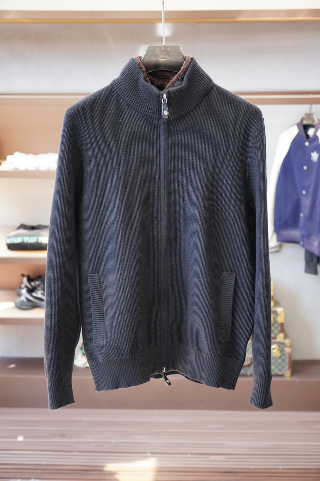 lP🆕/拉链小高领针织毛衣外套/精选优质美利奴羊毛，轻盈蓬松却比普通羊毛更保暖，室内外自由切换，告别臃肿