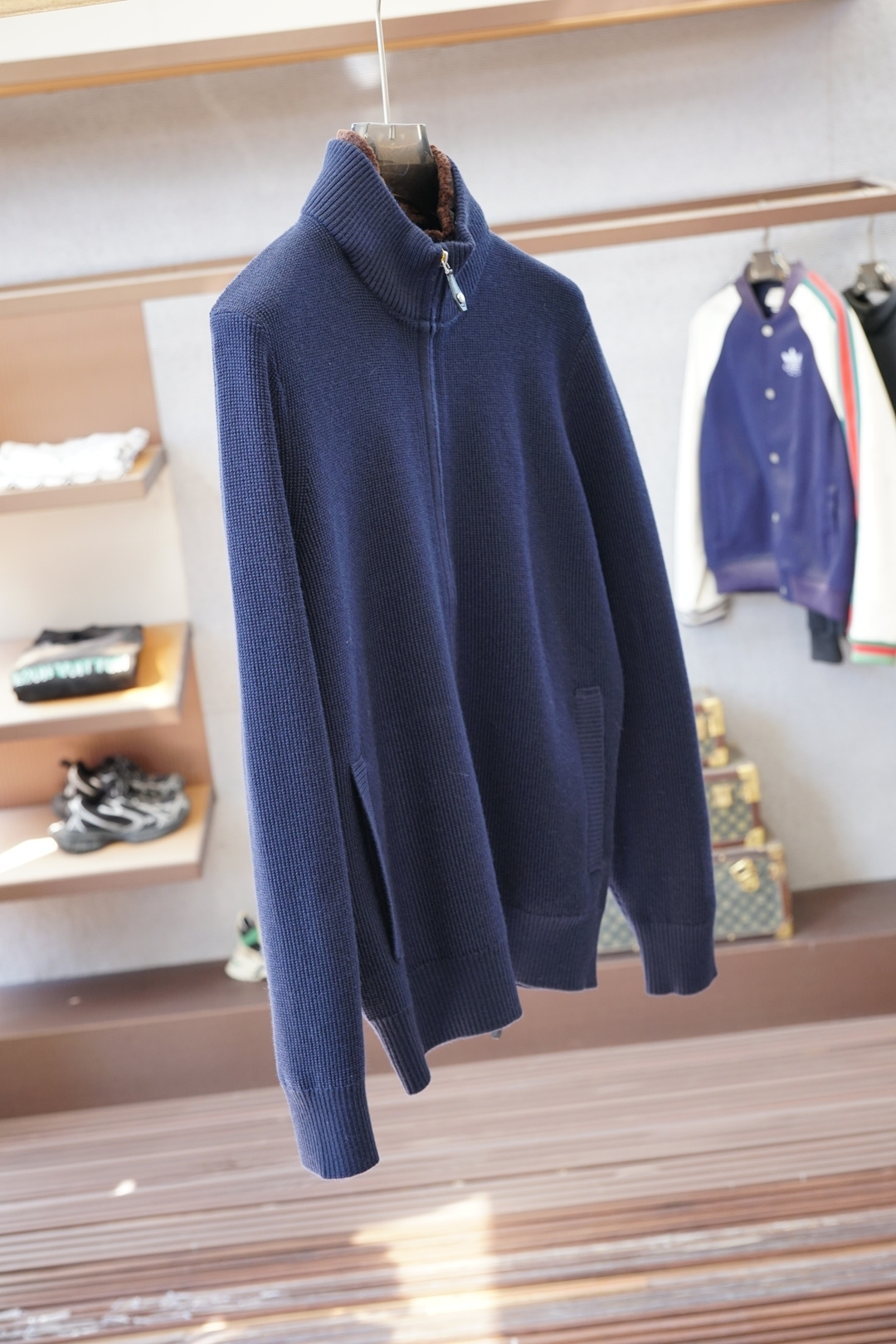 lP🆕/拉链小高领针织毛衣外套/精选优质美利奴羊毛，轻盈蓬松却比普通羊毛更保暖，室内外自由切换，告别臃肿