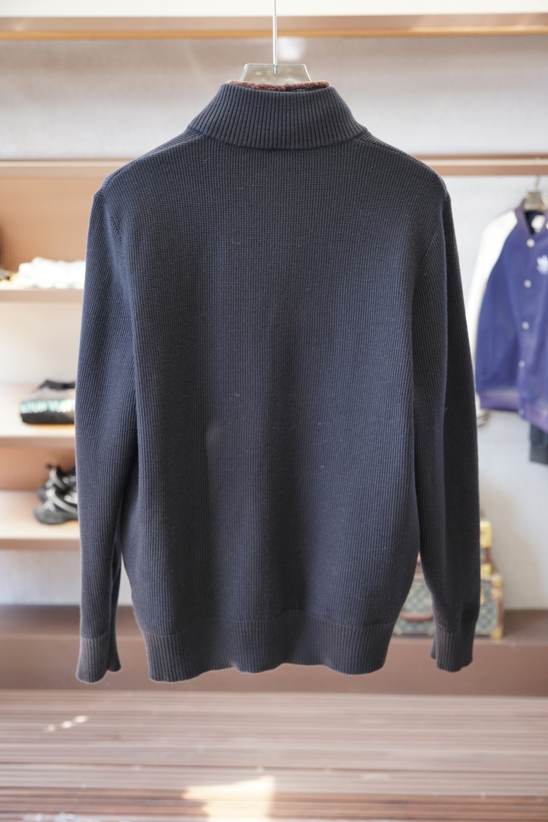 lP🆕/拉链小高领针织毛衣外套/精选优质美利奴羊毛，轻盈蓬松却比普通羊毛更保暖，室内外自由切换，告别臃肿