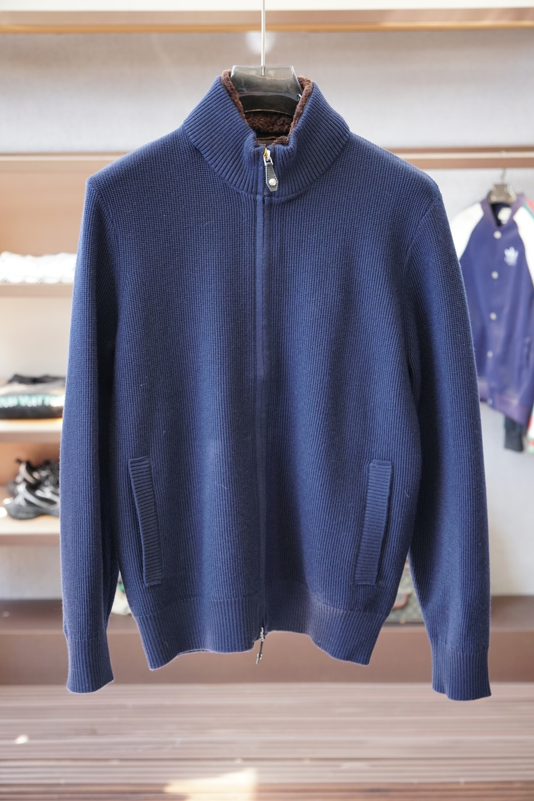 lP🆕/拉链小高领针织毛衣外套/精选优质美利奴羊毛，轻盈蓬松却比普通羊毛更保暖，室内外自由切换，告别臃肿