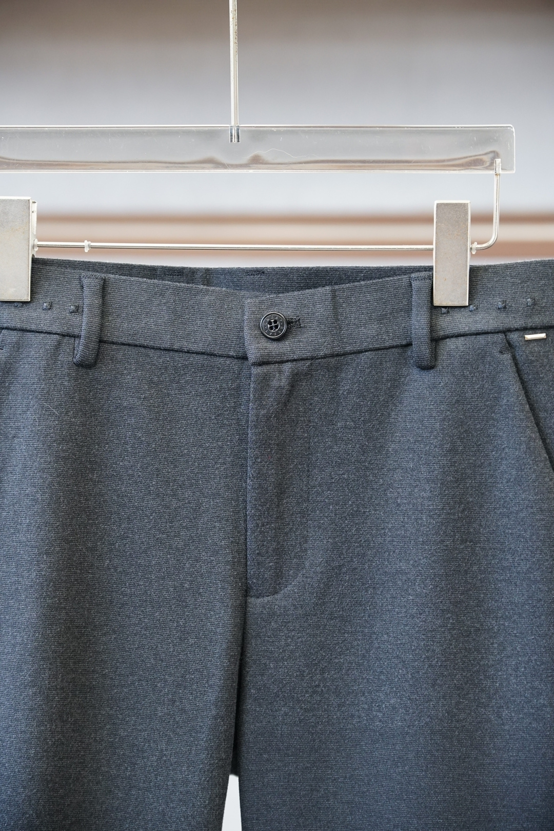 普拉达- Prada-2025秋冬新款来袭，新款休闲西裤，高端定制系列。🍟🍟进口高密度加厚羊毛保暖性更强