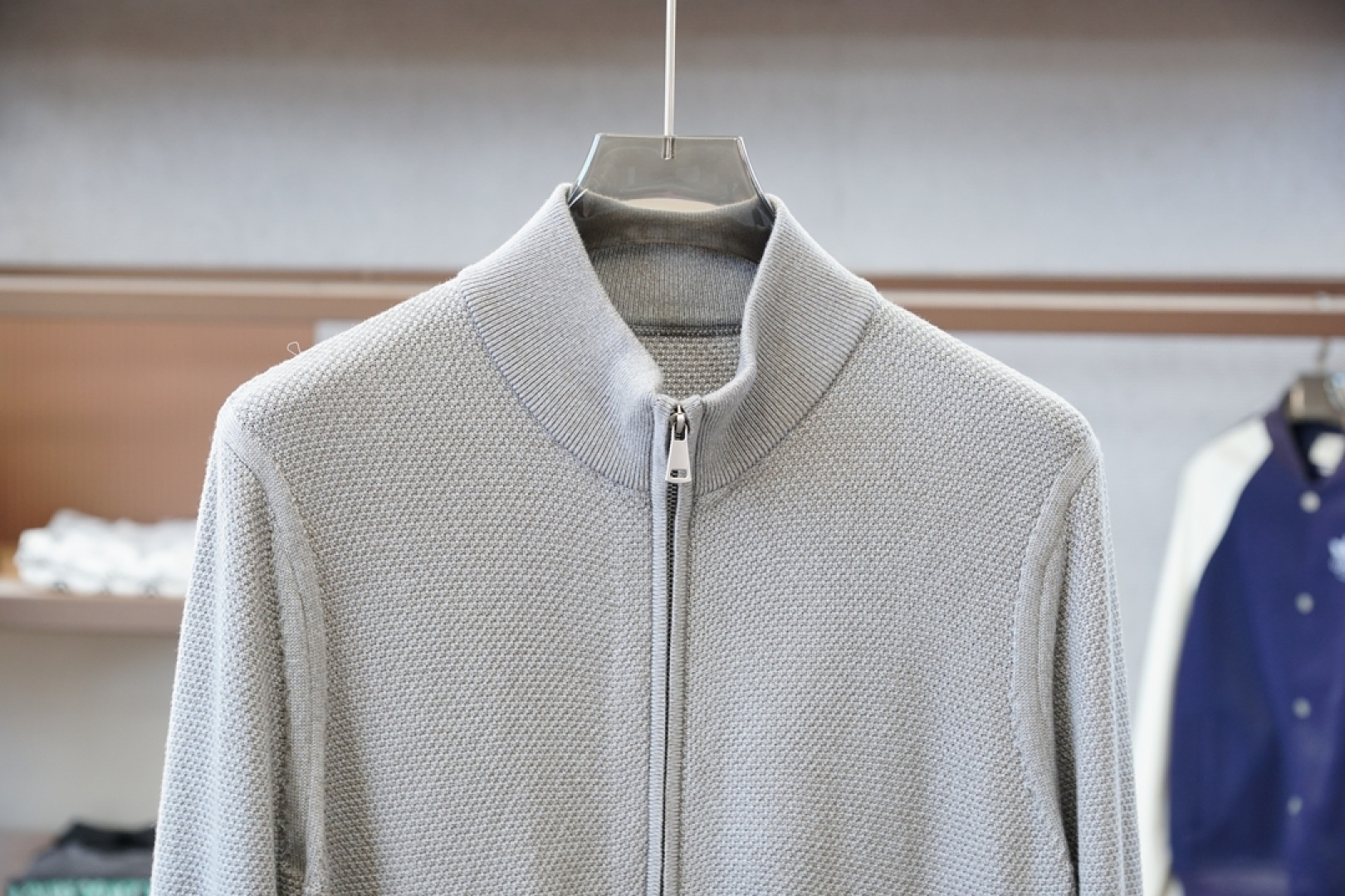 lP🆕/拉链小高领针织毛衣外套/精选优质美利奴羊毛，轻盈蓬松却比普通羊毛更保暖，室内外自由切换，告别臃肿