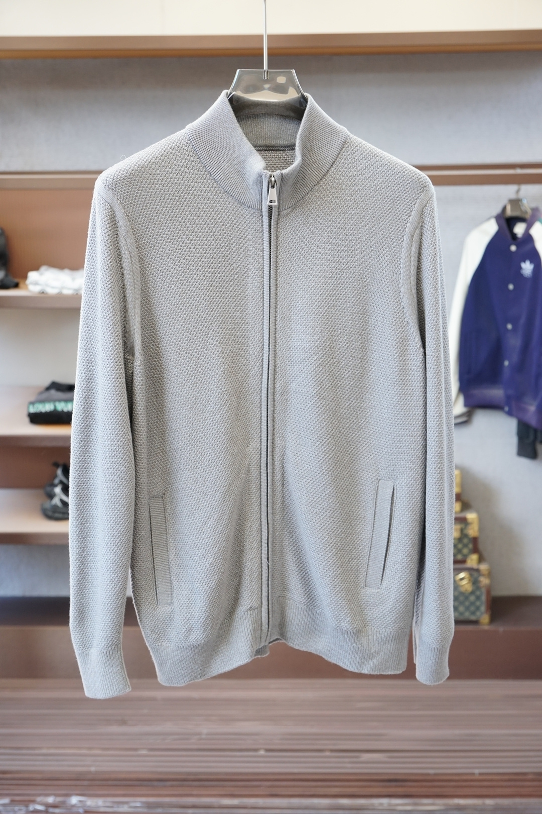 lP🆕/拉链小高领针织毛衣外套/精选优质美利奴羊毛，轻盈蓬松却比普通羊毛更保暖，室内外自由切换，告别臃肿