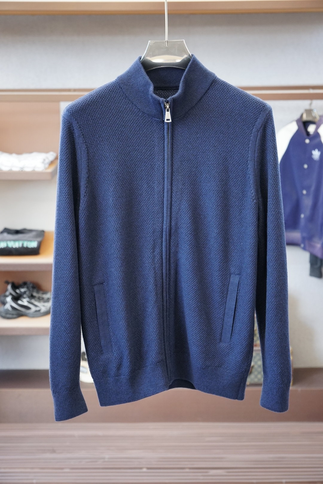 lP🆕/拉链小高领针织毛衣外套/精选优质美利奴羊毛，轻盈蓬松却比普通羊毛更保暖，室内外自由切换，告别臃肿