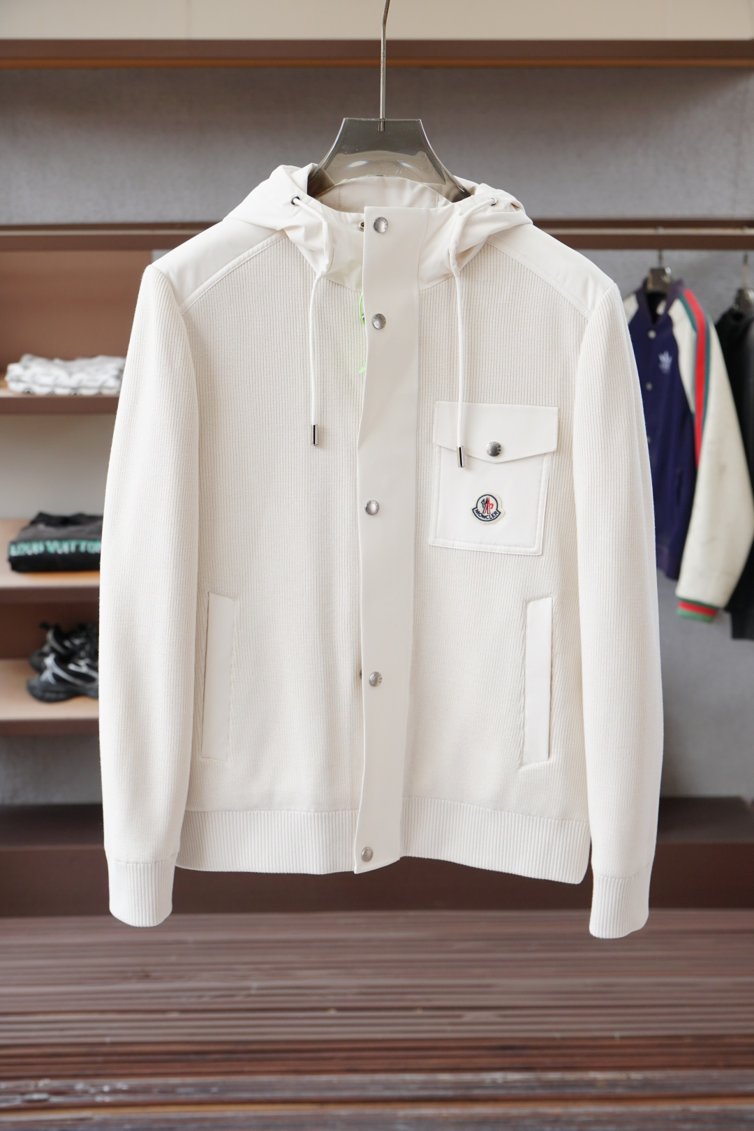 蒙口-2025拼接针织羽绒服羽绒服外套 💄💄男女同款冬装新品，高端定制！轻熟商务最爱系列，极简主义风格羽