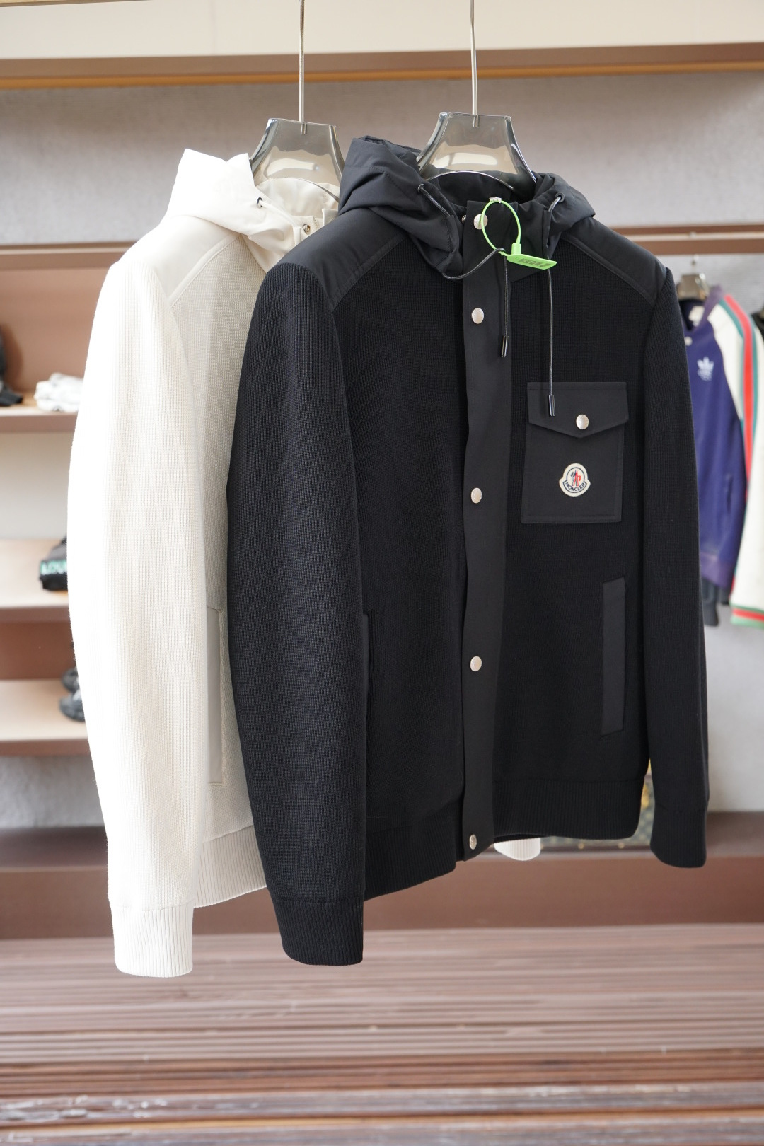 蒙口-2025拼接针织羽绒服羽绒服外套 💄💄男女同款冬装新品，高端定制！轻熟商务最爱系列，极简主义风格羽