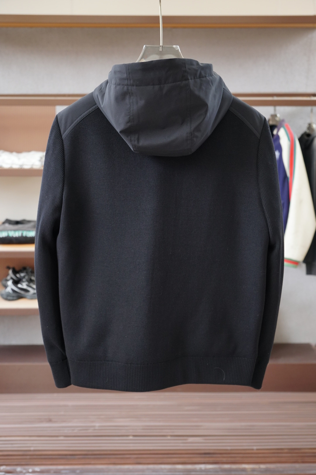 蒙口-2025拼接针织羽绒服羽绒服外套 💄💄男女同款冬装新品，高端定制！轻熟商务最爱系列，极简主义风格羽