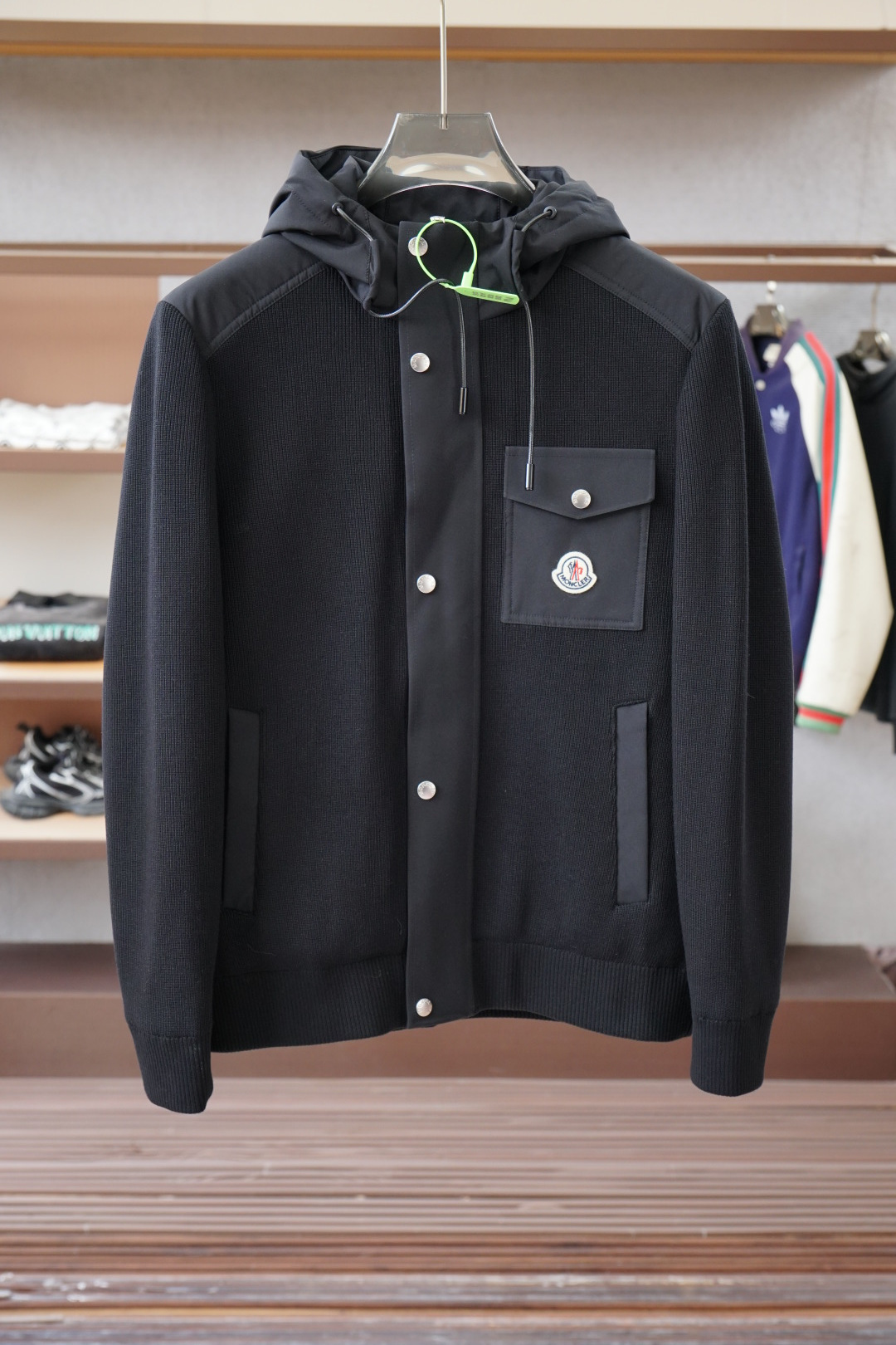 蒙口-2025拼接针织羽绒服羽绒服外套 💄💄男女同款冬装新品，高端定制！轻熟商务最爱系列，极简主义风格羽