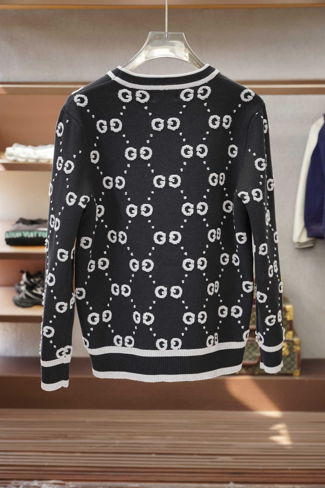 Gucci古奇2025新款羊毛混纺套头圆领毛衣🎺🎺精超细提取面料制成，✨不扎不起球，1.1高级定制，完全