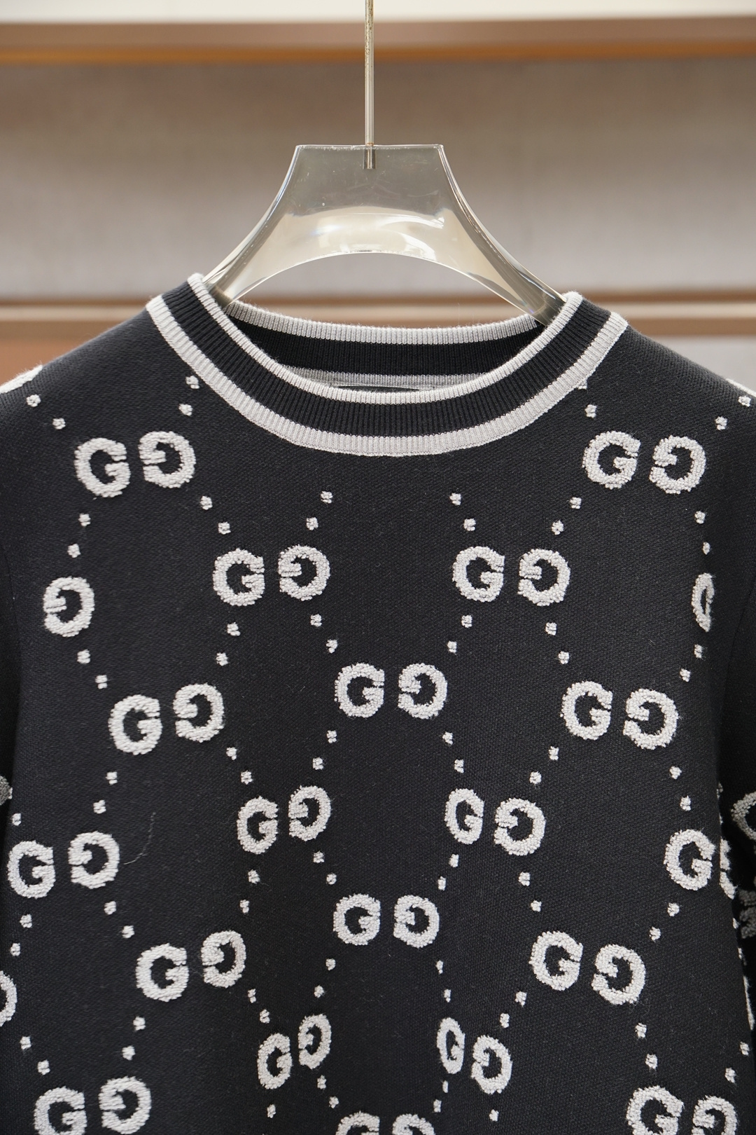 Gucci古奇2025新款羊毛混纺套头圆领毛衣🎺🎺精超细提取面料制成，✨不扎不起球，1.1高级定制，完全