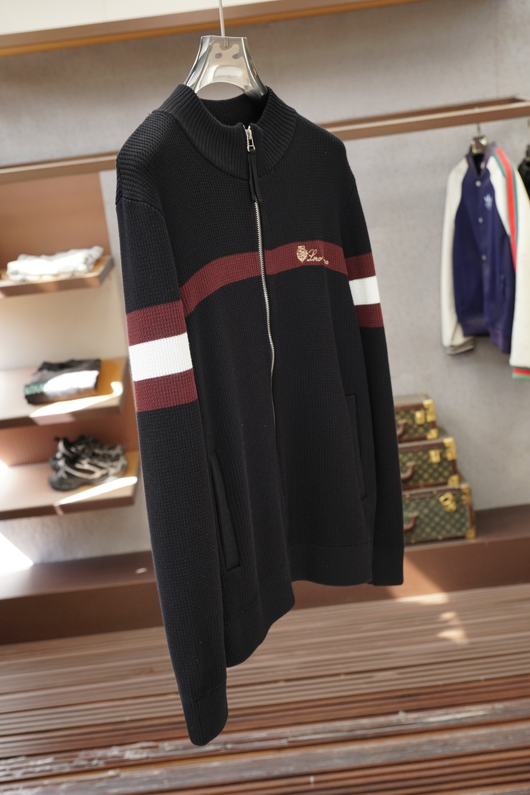 -lP🆕-2025新款羊毛混纺开衫拉链毛衣精超细提取面料制成，不扎不起球，1.1高级定制，完全还原原版，