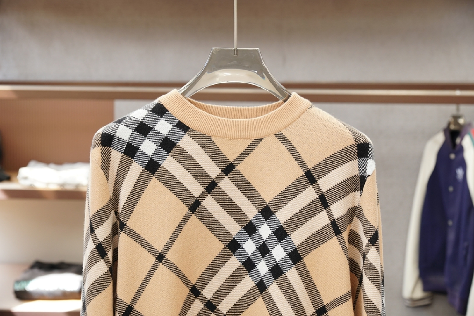 BBR巴宝莉2025新款羊毛混纺套头圆领毛衣🎺🎺精超细提取面料制成，✨不扎不起球，1.1高级定制，完全还