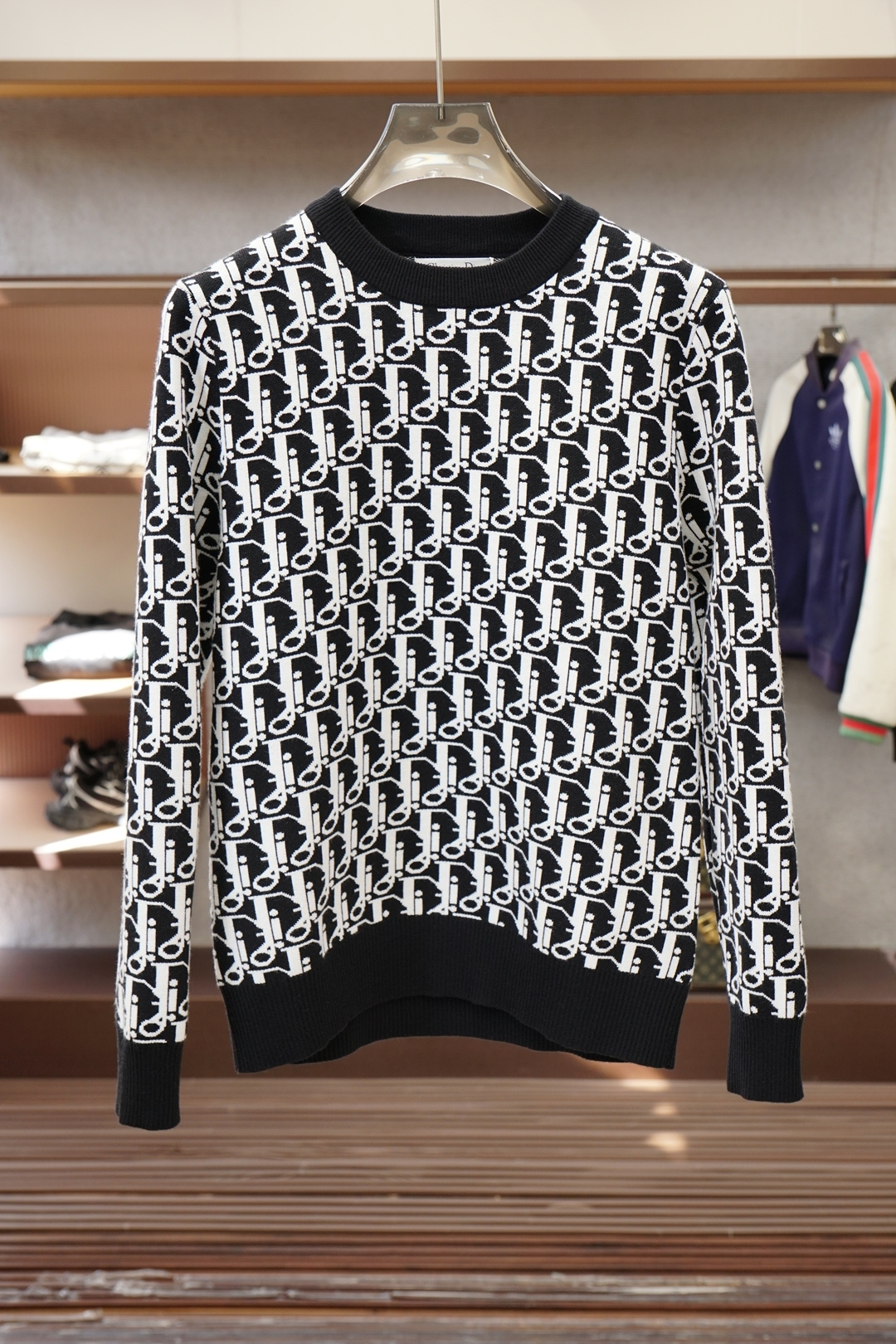 Dior迪奥-2025新款羊毛混纺套头圆领毛衣🎺🎺精超细提取面料制成，✨不扎不起球，1.1高级定制，完全