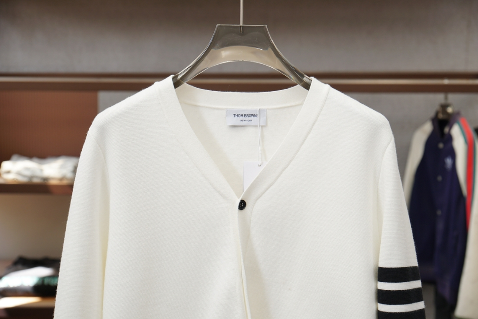 TB-2025新款羊毛混纺开衫拉链毛衣精超细提取面料制成，不扎不起球，1.1高级定制，完全还原原版，3D