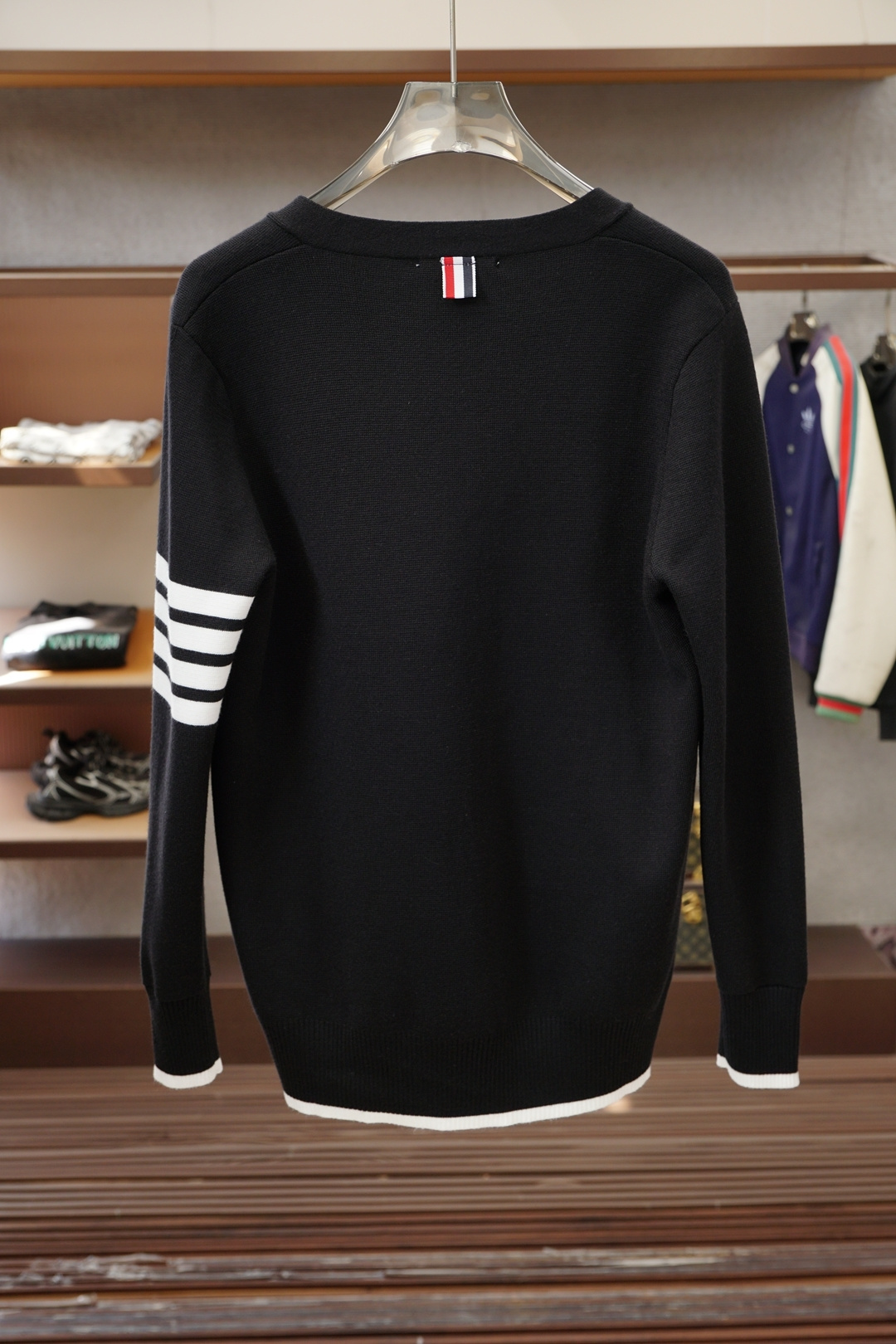 TB-2025新款羊毛混纺开衫拉链毛衣精超细提取面料制成，不扎不起球，1.1高级定制，完全还原原版，3D