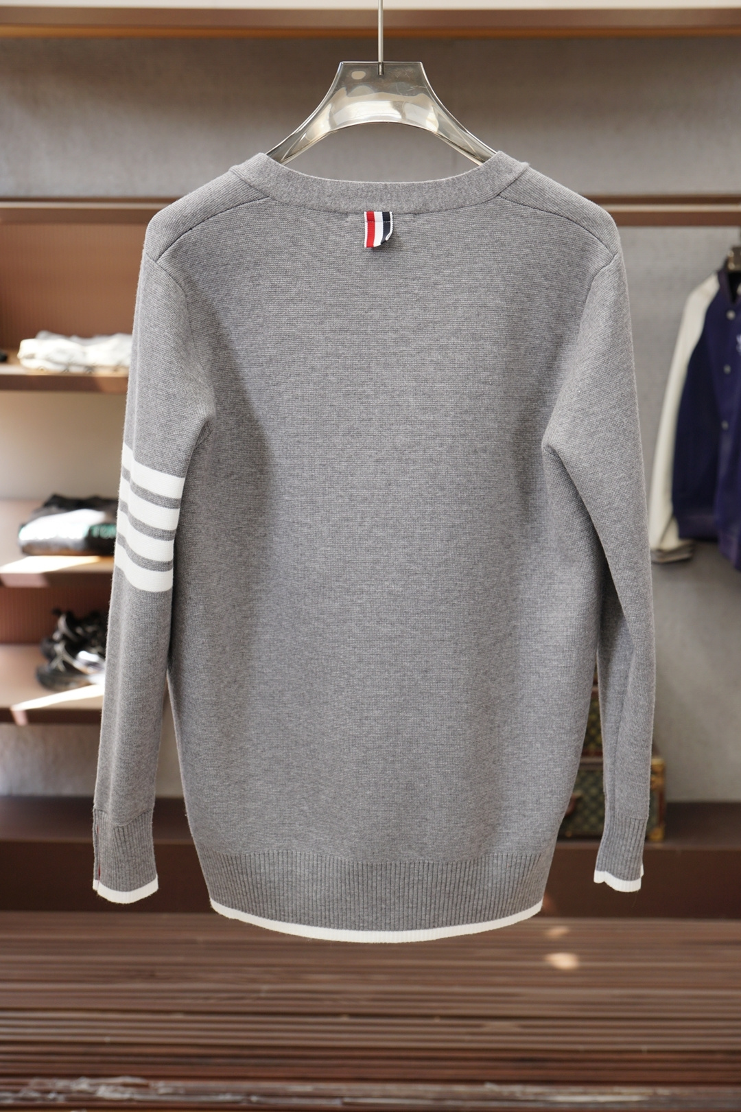 TB-2025新款羊毛混纺开衫拉链毛衣精超细提取面料制成，不扎不起球，1.1高级定制，完全还原原版，3D