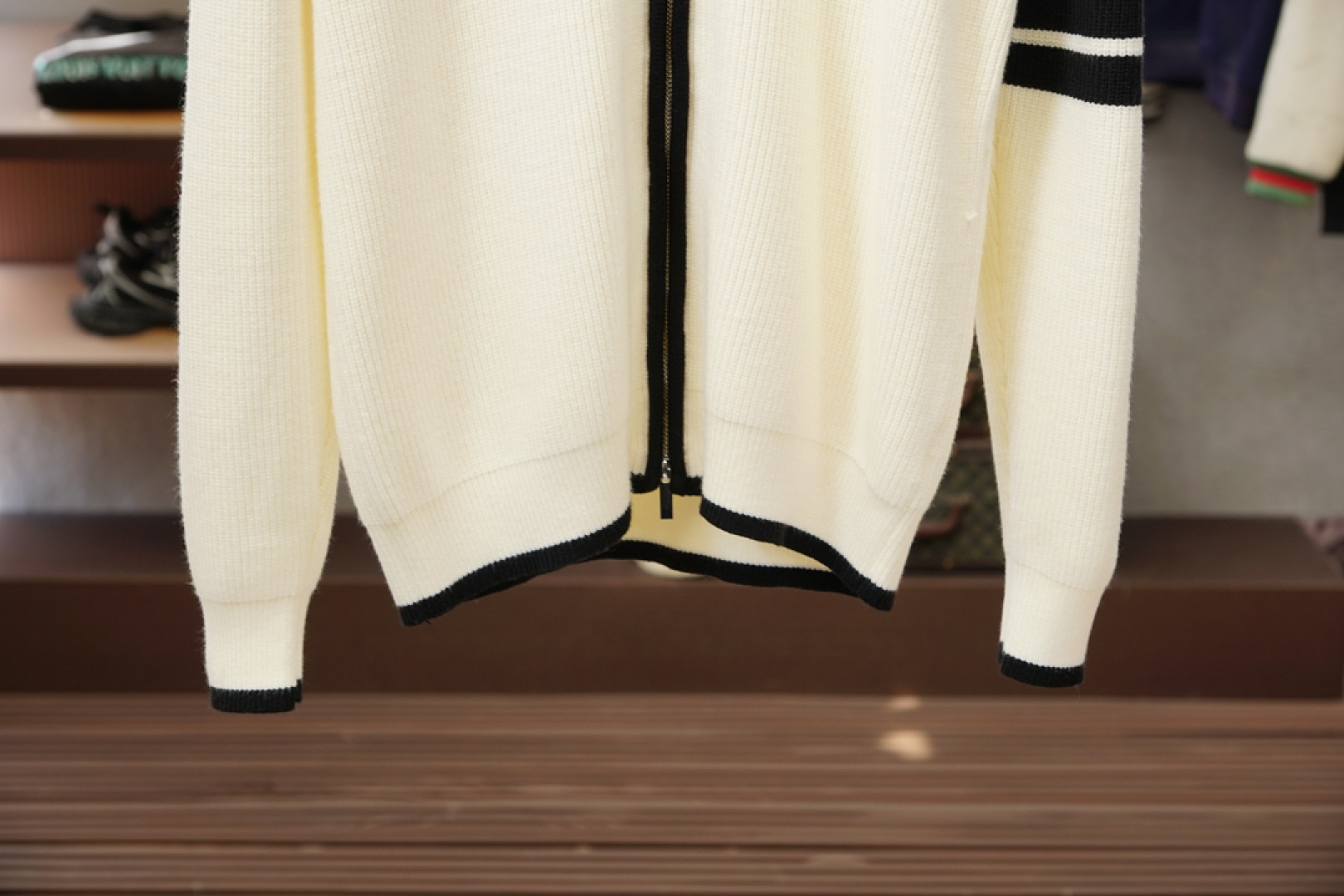 TB-2025新款羊毛混纺开衫拉链毛衣精超细提取面料制成，不扎不起球，1.1高级定制，完全还原原版，3D