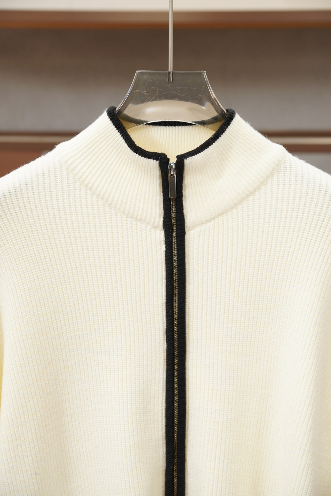 TB-2025新款羊毛混纺开衫拉链毛衣精超细提取面料制成，不扎不起球，1.1高级定制，完全还原原版，3D