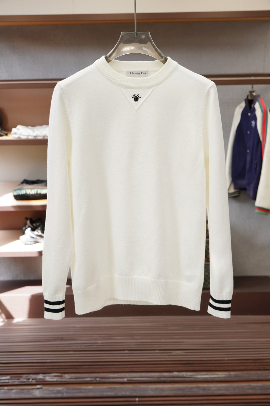 Dior 迪奥/2025新款羊毛混纺套头圆领毛衣🎺🎺精超细提取面料制成，✨不扎不起球，1.1高级定制，完