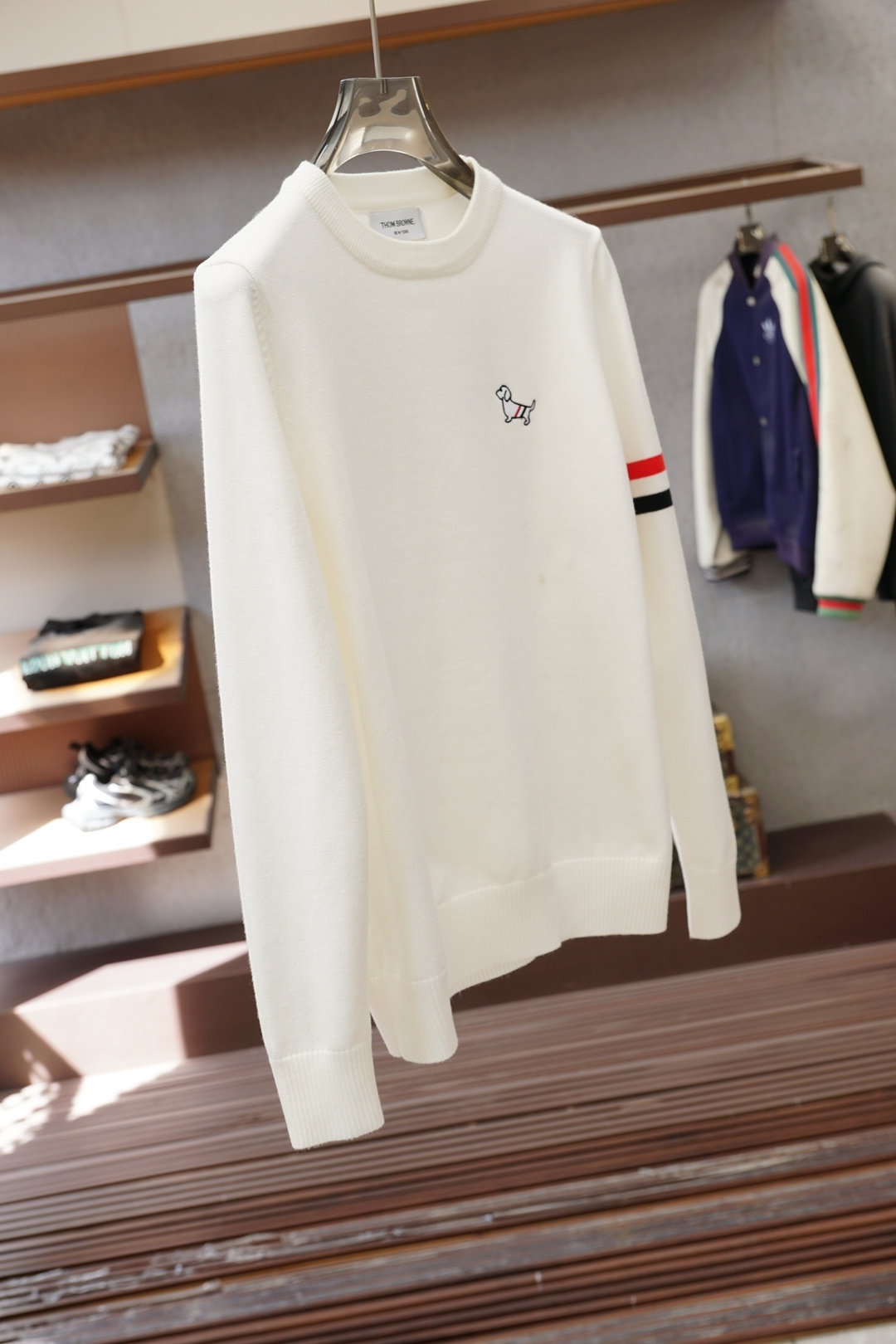 TB-2025新款羊毛混纺套头圆领毛衣🎺🎺精超细提取面料制成，✨不扎不起球，1.1高级定制，完全还原原版