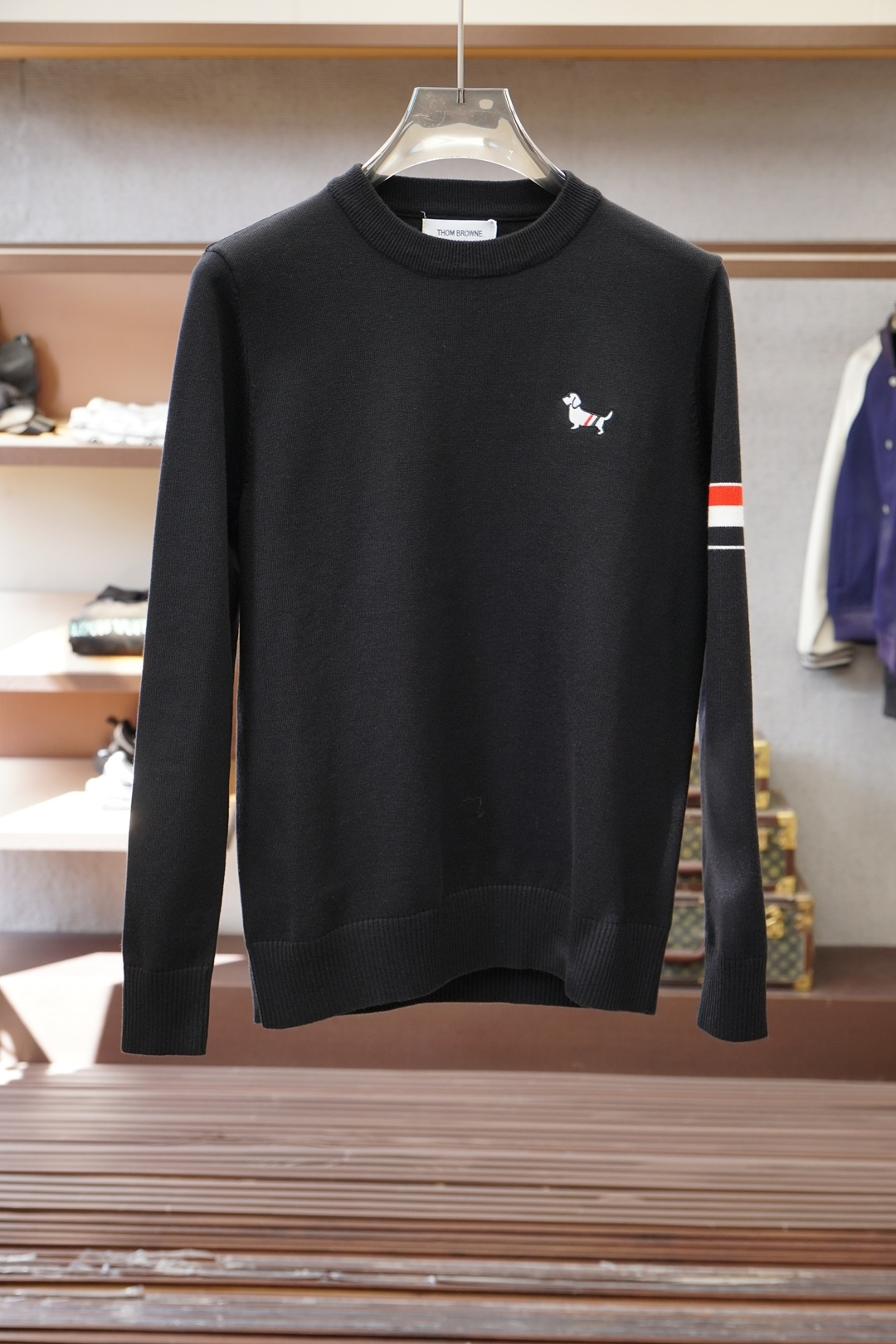 TB-2025新款羊毛混纺套头圆领毛衣🎺🎺精超细提取面料制成，✨不扎不起球，1.1高级定制，完全还原原版