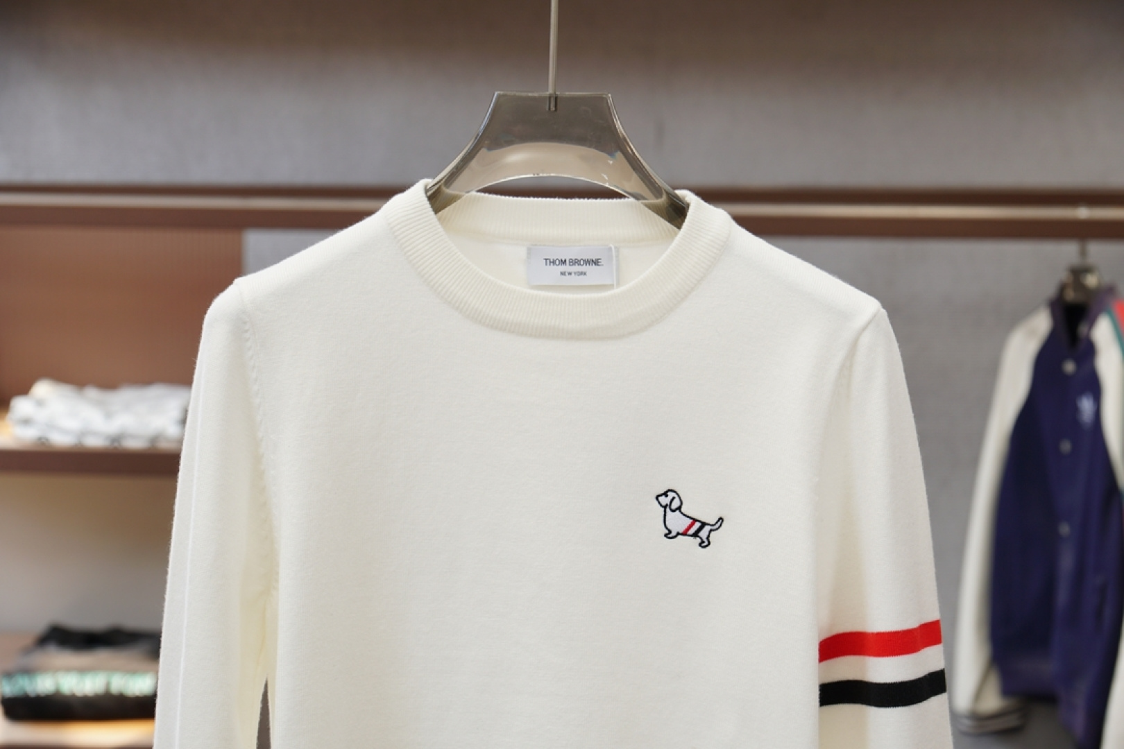 TB-2025新款羊毛混纺套头圆领毛衣🎺🎺精超细提取面料制成，✨不扎不起球，1.1高级定制，完全还原原版