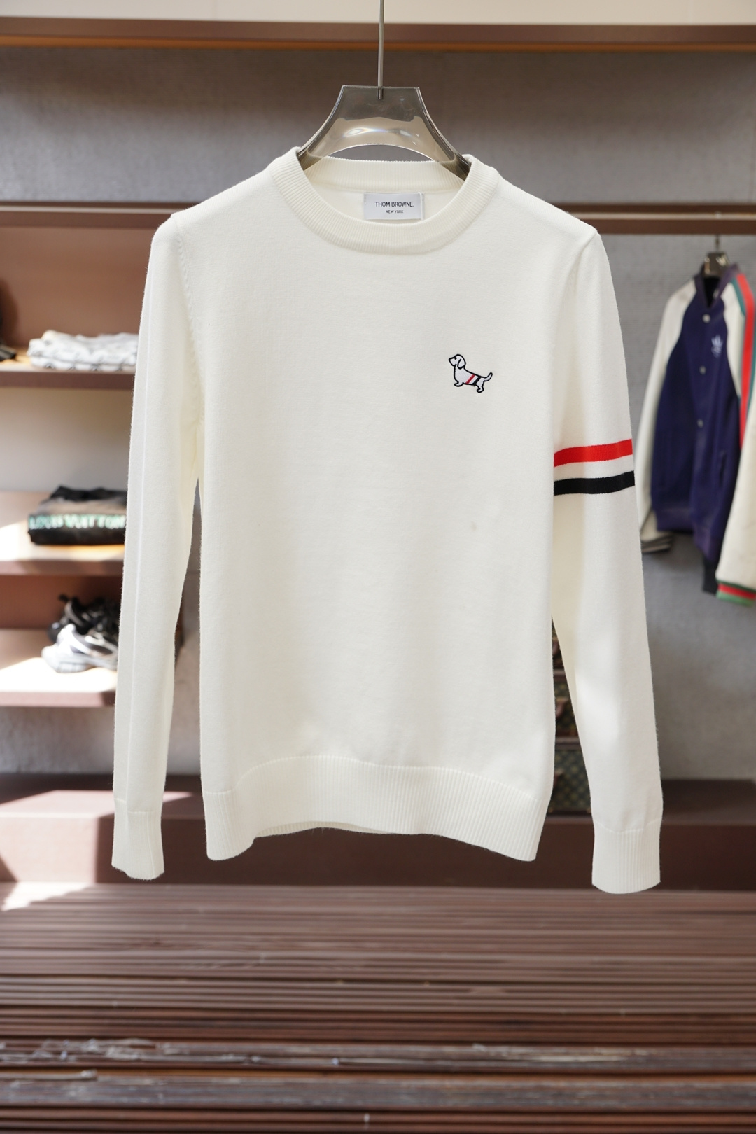 TB-2025新款羊毛混纺套头圆领毛衣🎺🎺精超细提取面料制成，✨不扎不起球，1.1高级定制，完全还原原版