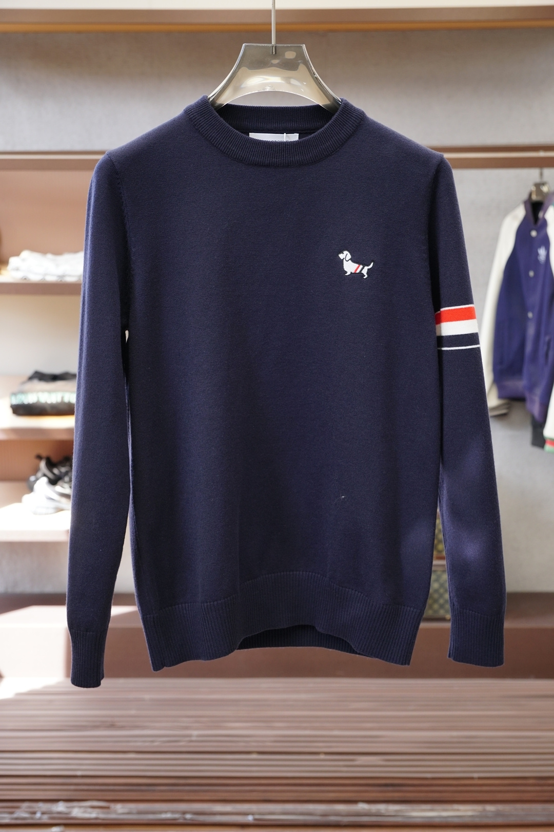 TB-2025新款羊毛混纺套头圆领毛衣🎺🎺精超细提取面料制成，✨不扎不起球，1.1高级定制，完全还原原版