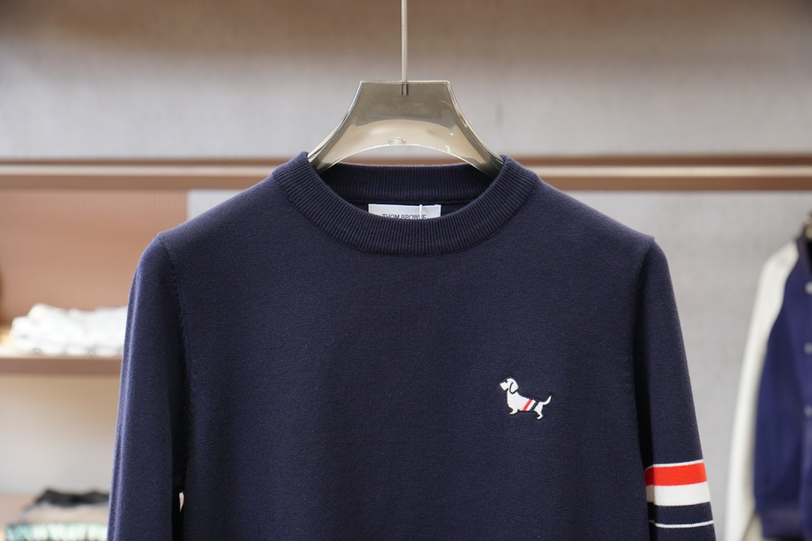 TB-2025新款羊毛混纺套头圆领毛衣🎺🎺精超细提取面料制成，✨不扎不起球，1.1高级定制，完全还原原版