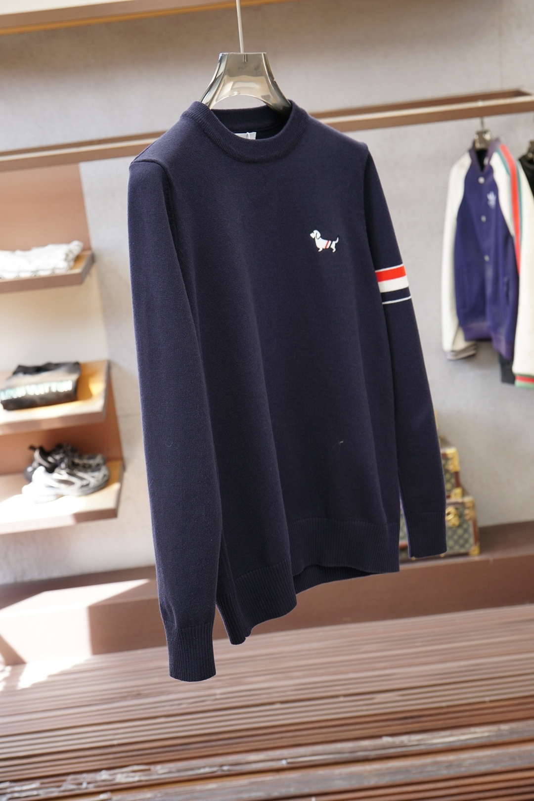 TB-2025新款羊毛混纺套头圆领毛衣🎺🎺精超细提取面料制成，✨不扎不起球，1.1高级定制，完全还原原版