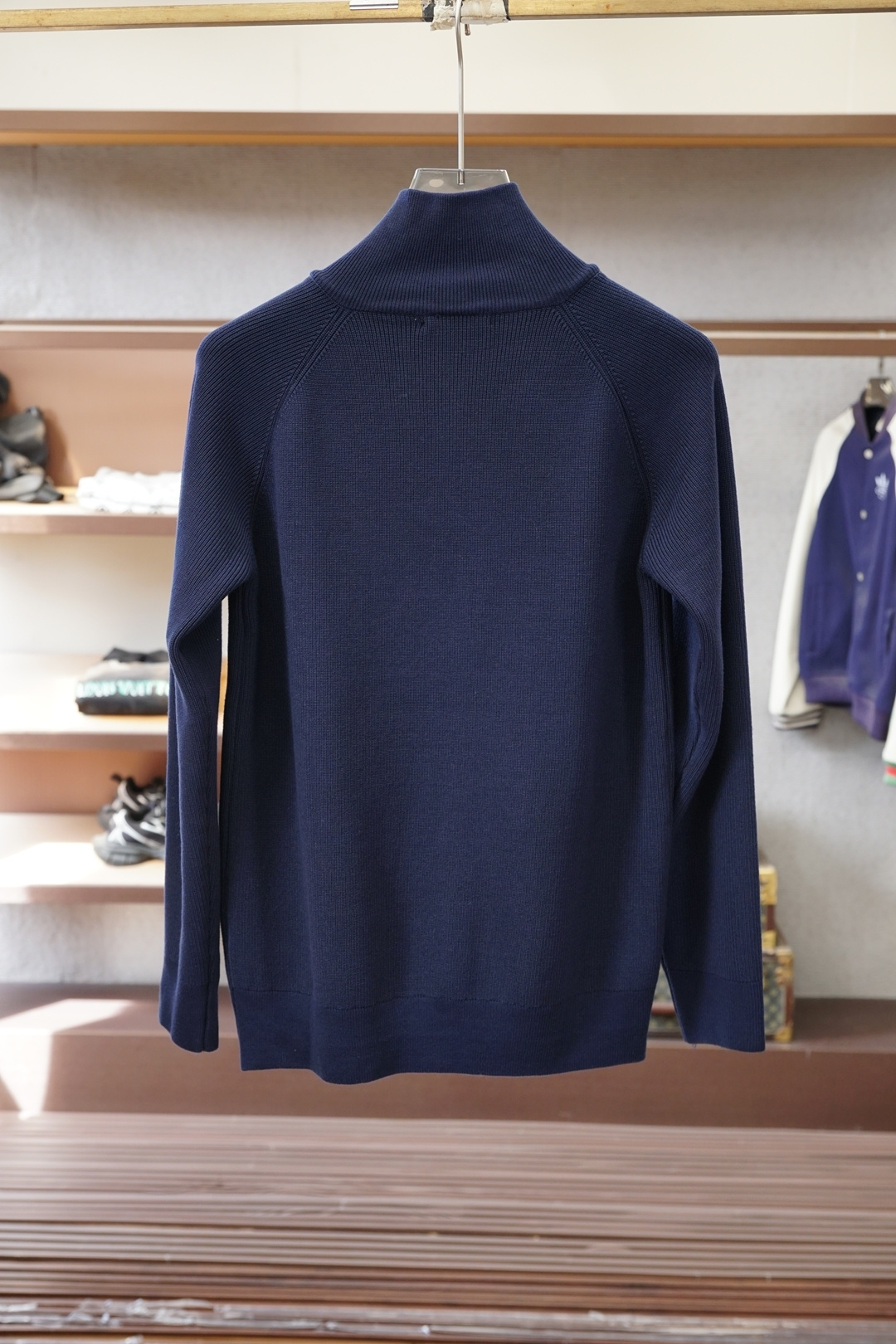 TB-2025新款羊毛混纺开衫拉链加厚毛衣精超细提取面料制成，不扎不起球，1.1高级定制，完全还原原版，