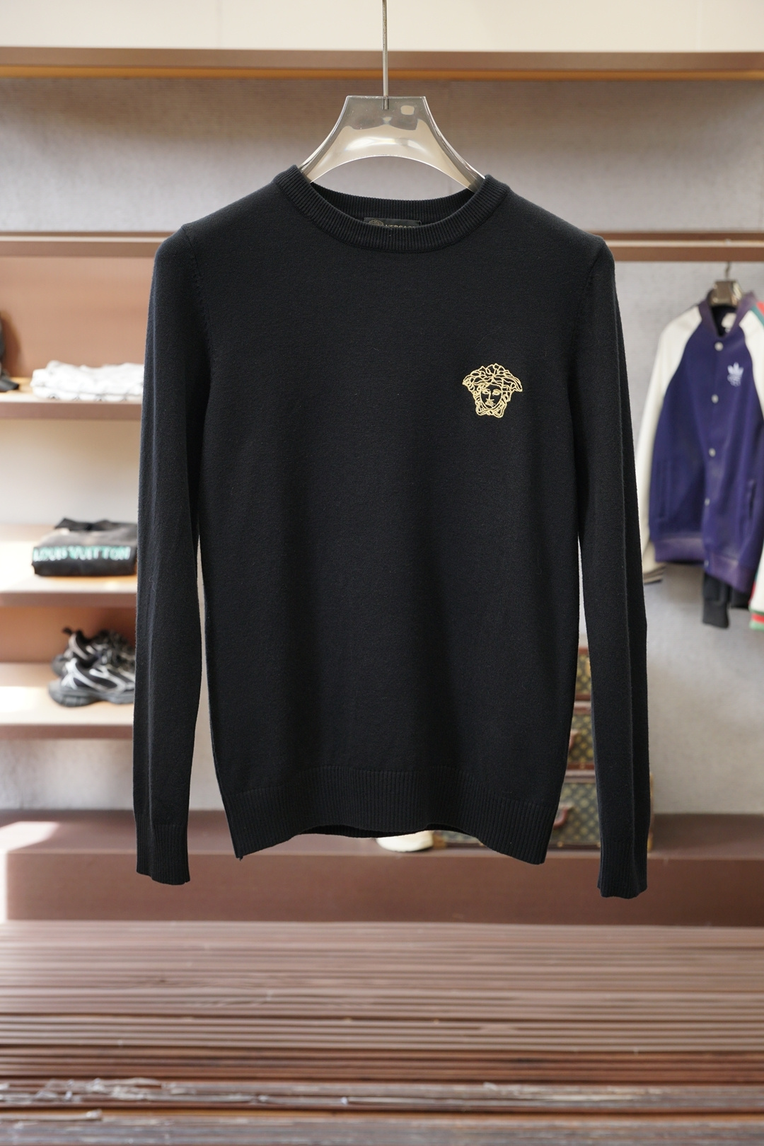 Versace范思哲2025新款羊毛混纺套头圆领毛衣🎺🎺精超细提取面料制成，✨不扎不起球，1.1高级定制