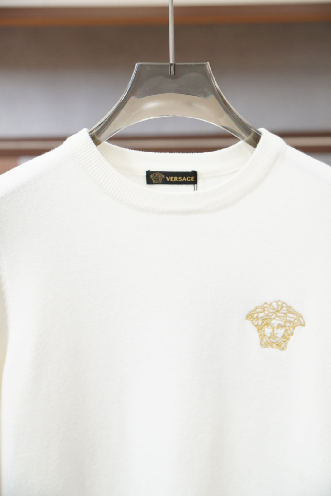 Versace范思哲2025新款羊毛混纺套头圆领毛衣🎺🎺精超细提取面料制成，✨不扎不起球，1.1高级定制