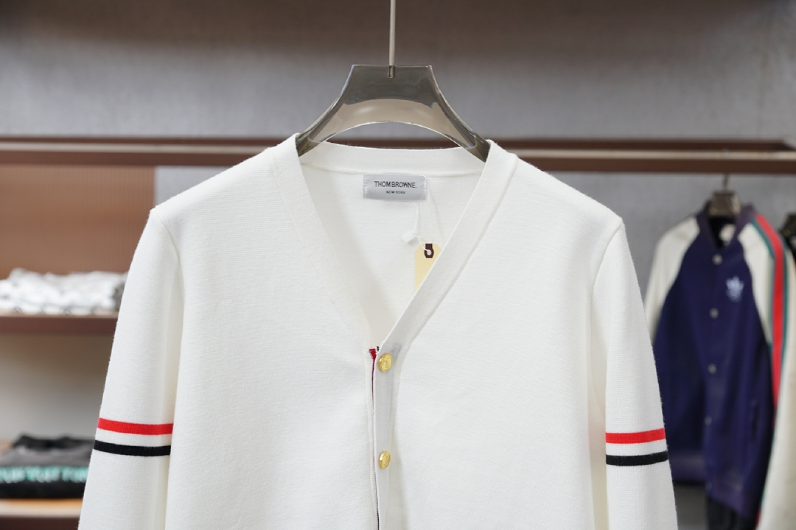 TB-2025新款羊毛混纺开衫拉链毛衣精超细提取面料制成，不扎不起球，1.1高级定制，完全还原原版，3D